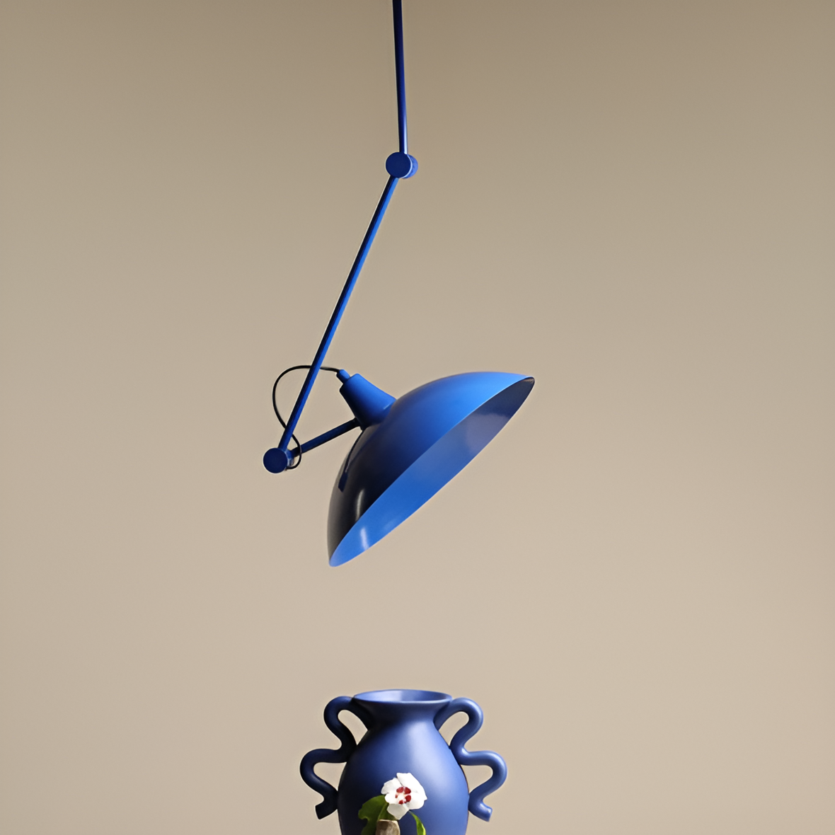 Adjustable ceiling lamp MELOS blue