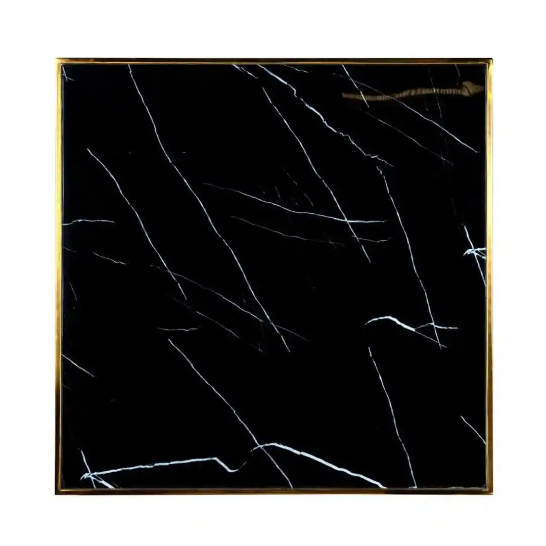 CAN ROCA black bar table with gold