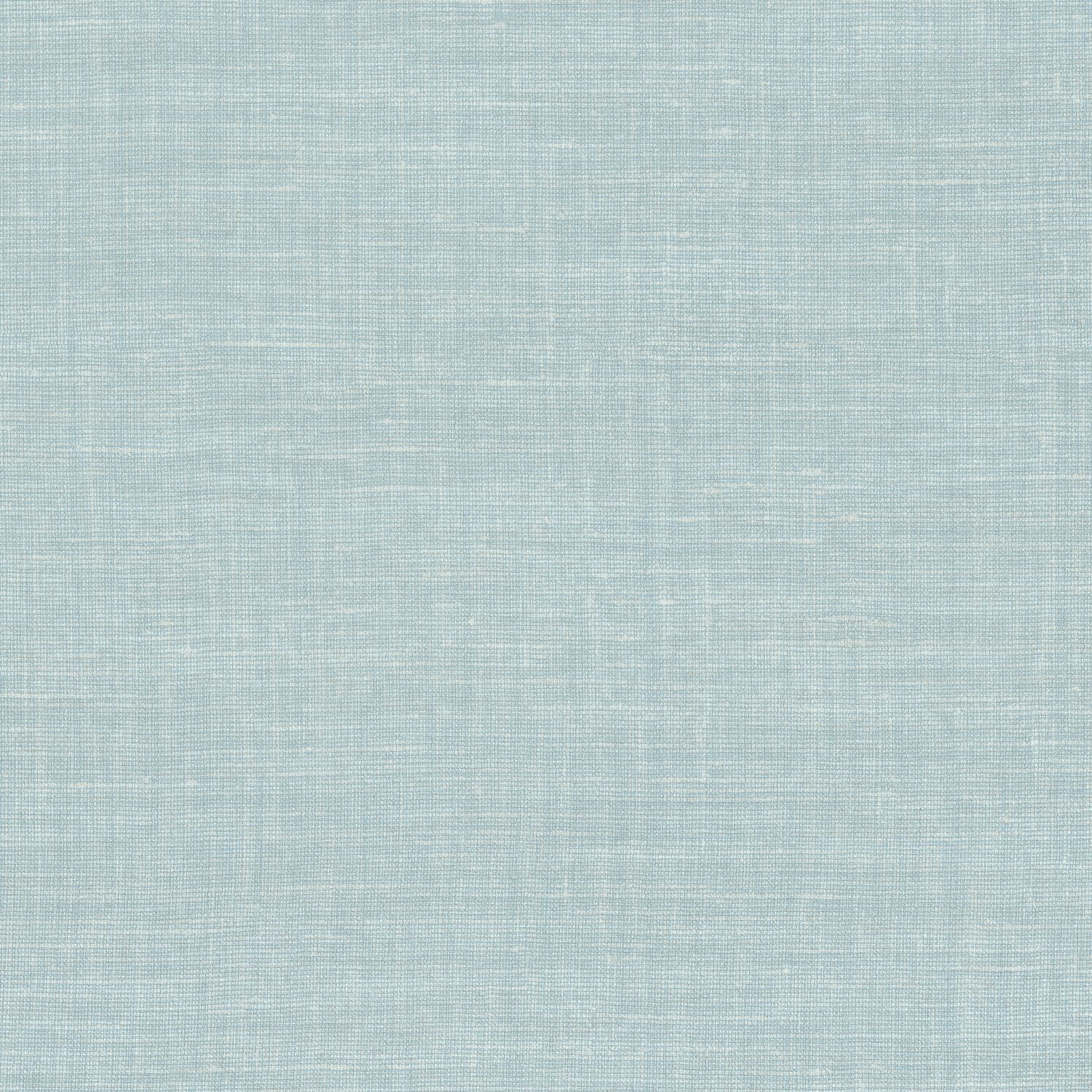 Strukturtapete, die Leinenstoff imitiert SHINOK - BLEU CIEL himmelblau