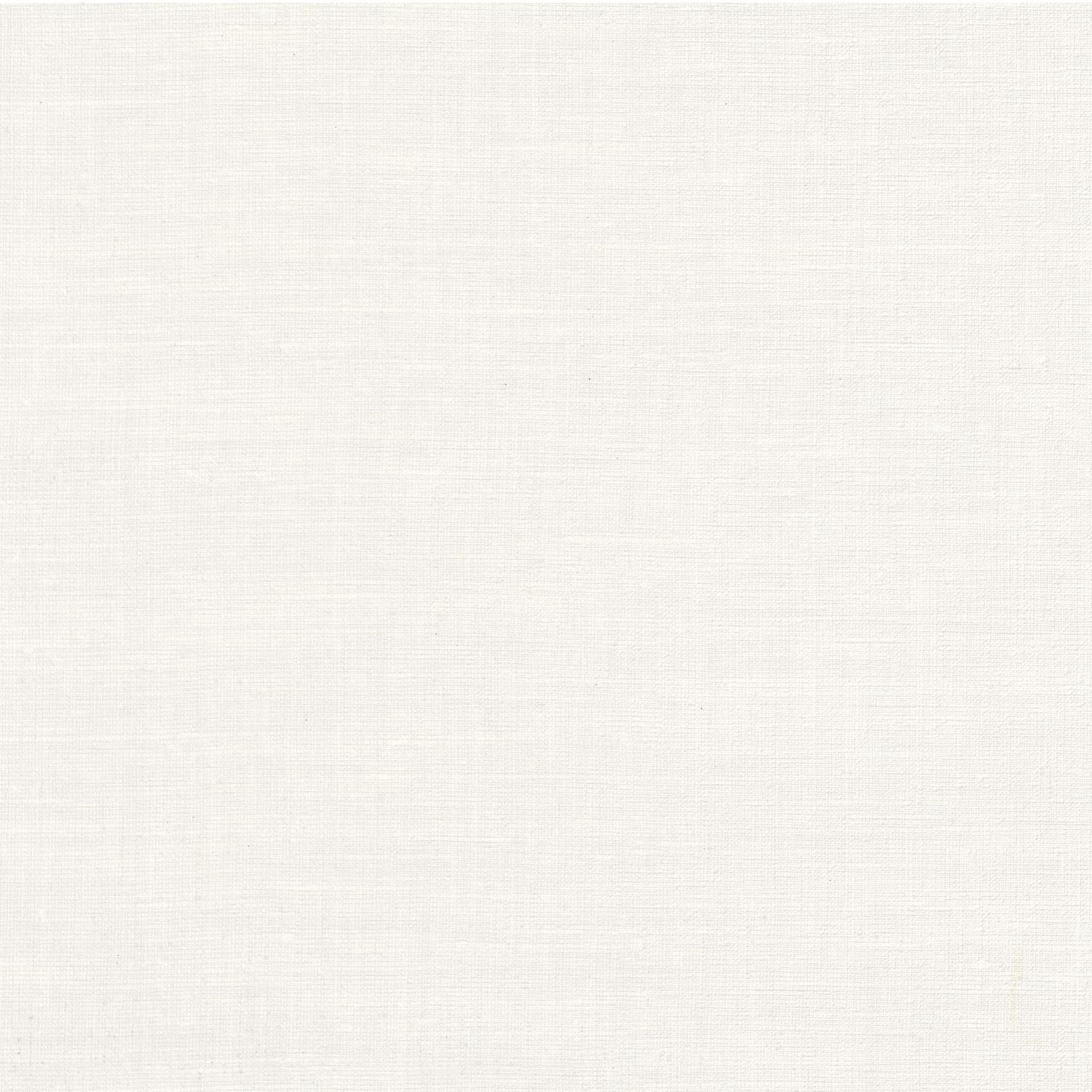 Strukturtapete, die Leinenstoff imitiert SHINOK - FLEUR DE COTON warme Weiß