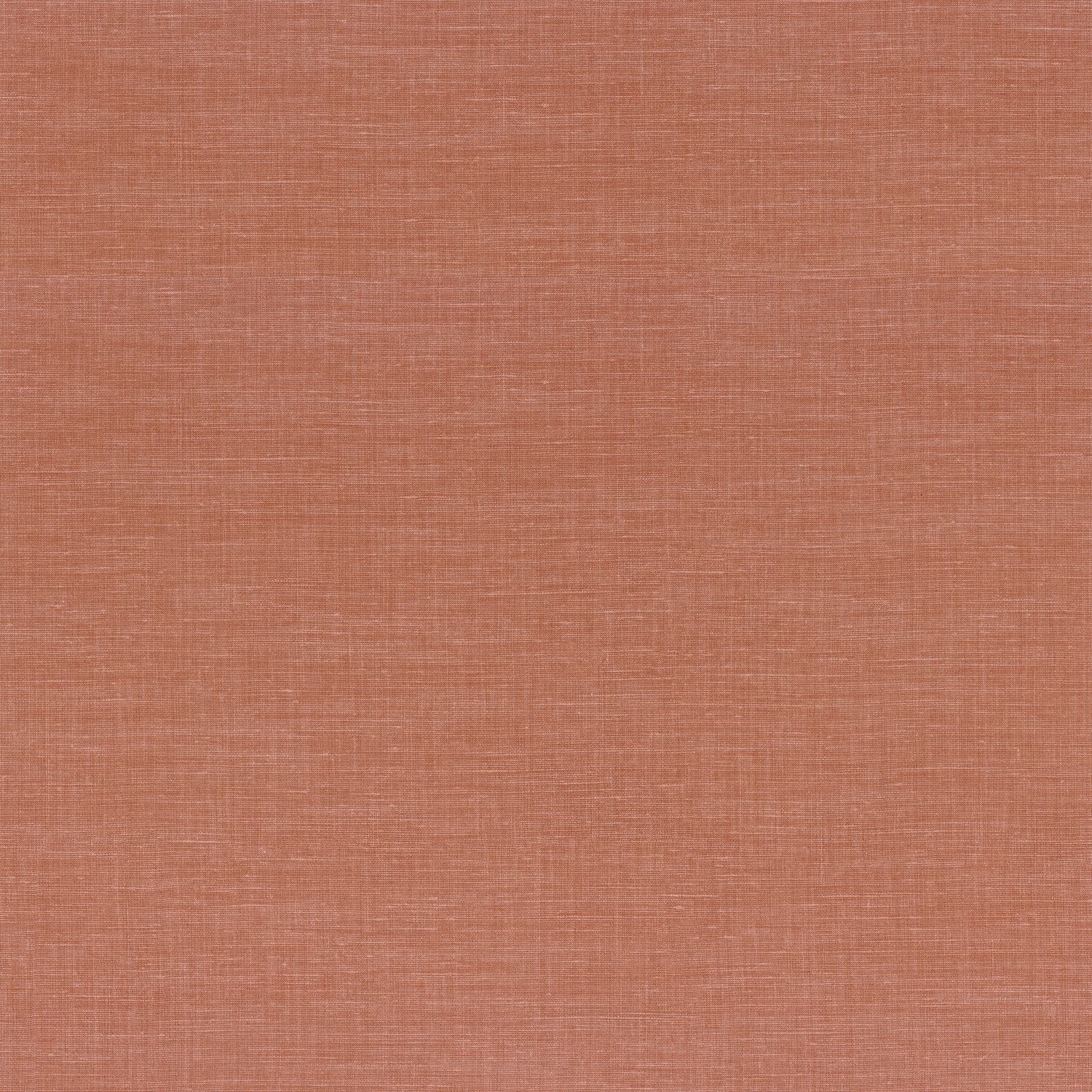 Strukturierte Tapete, die Leinenstoff imitiert SHINOK - CORAIL koralrot
