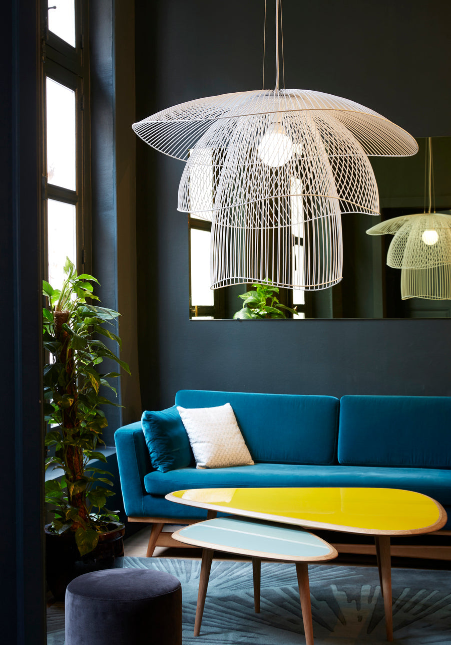 Lampa wisząca PAPILLON biały – Forestier