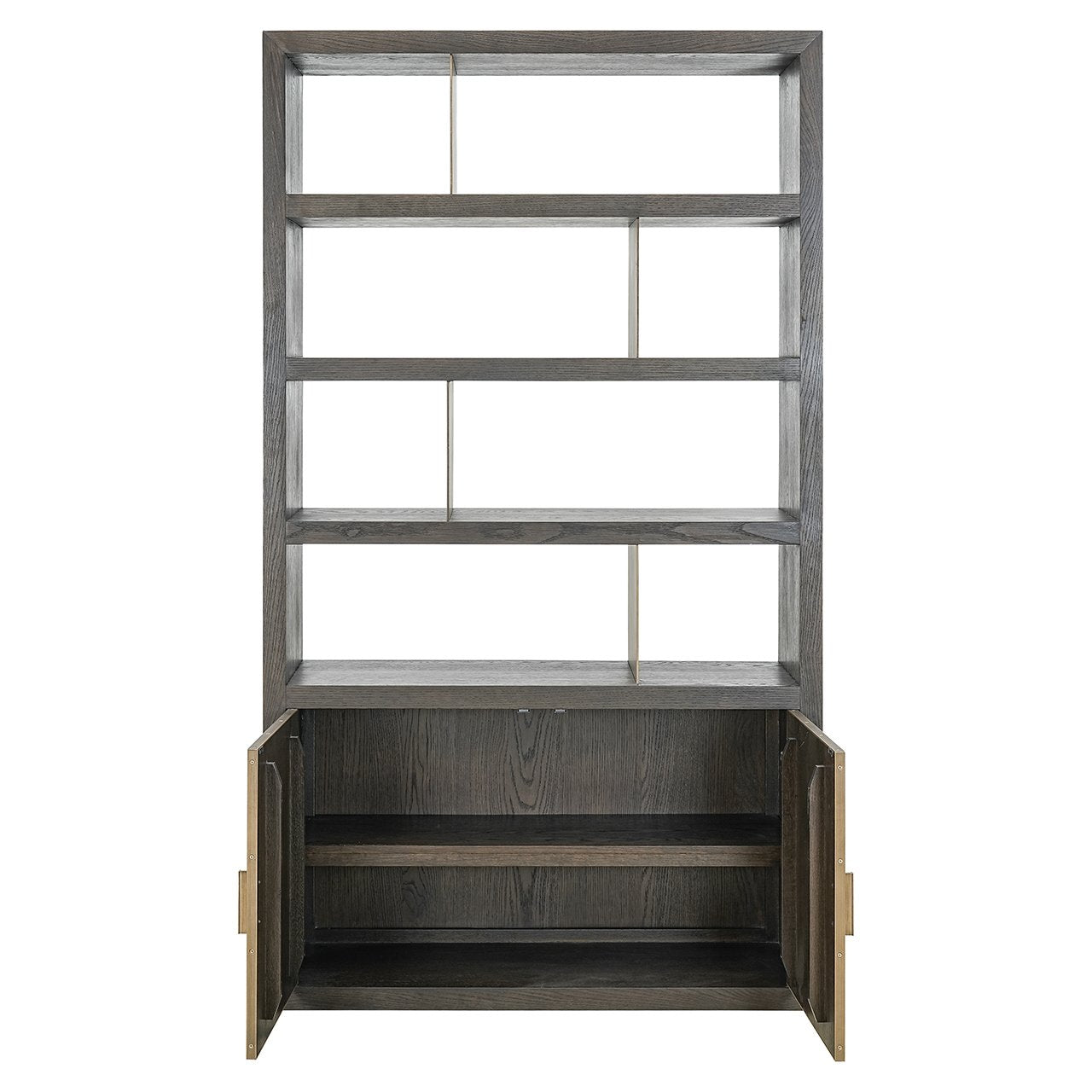 RIVERTREE Dark Brown Oak Shelf