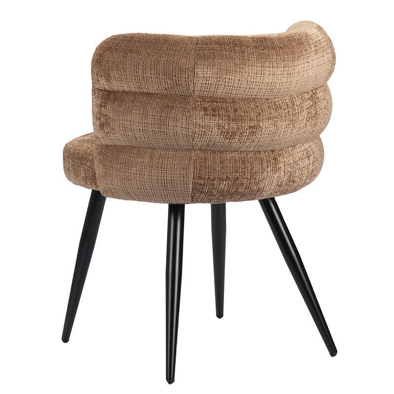 CLOUD Chair in Caramel with Black Base