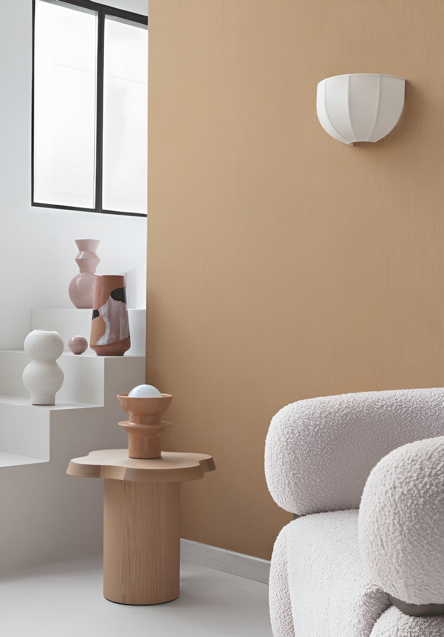 Textilwandtapete aus Leinen LINORA - CRAIE beige