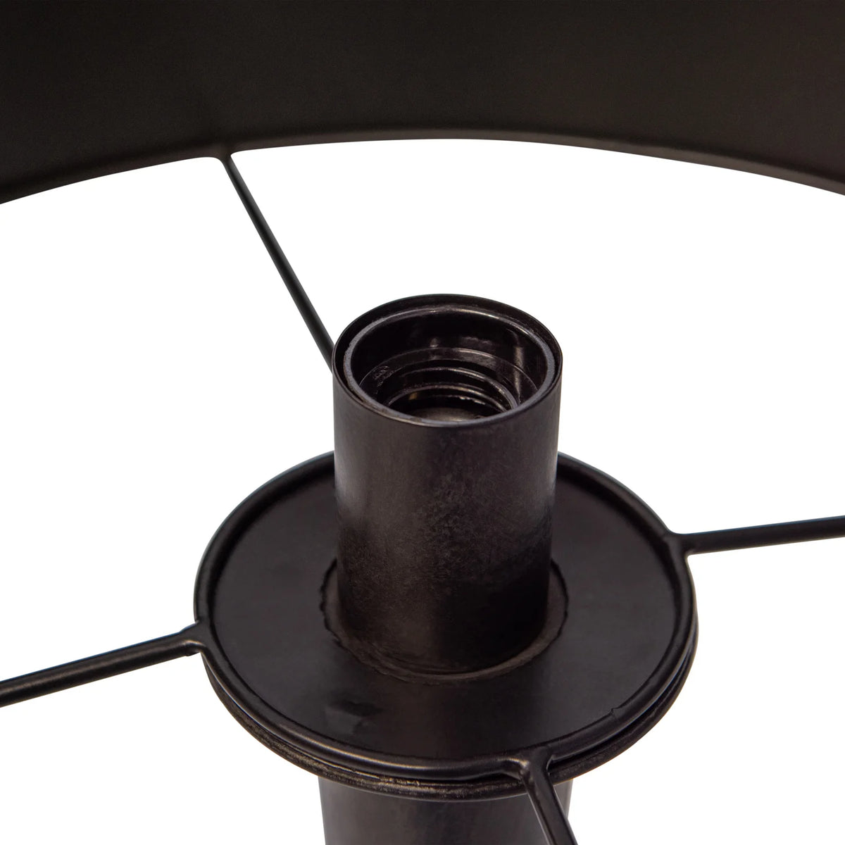 Stehlampe BLACKOUT schwarz mit Gold