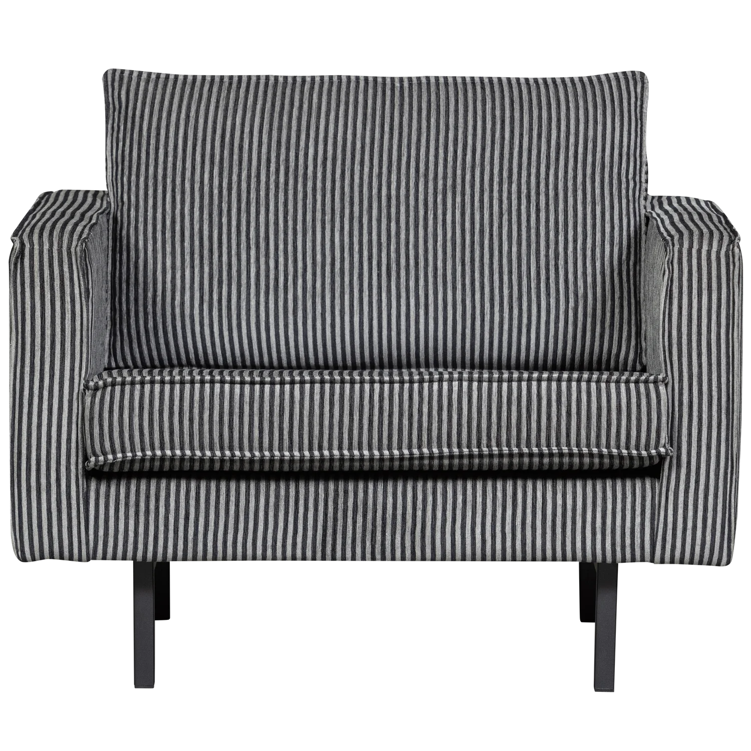 Rodeo chair black and white striped