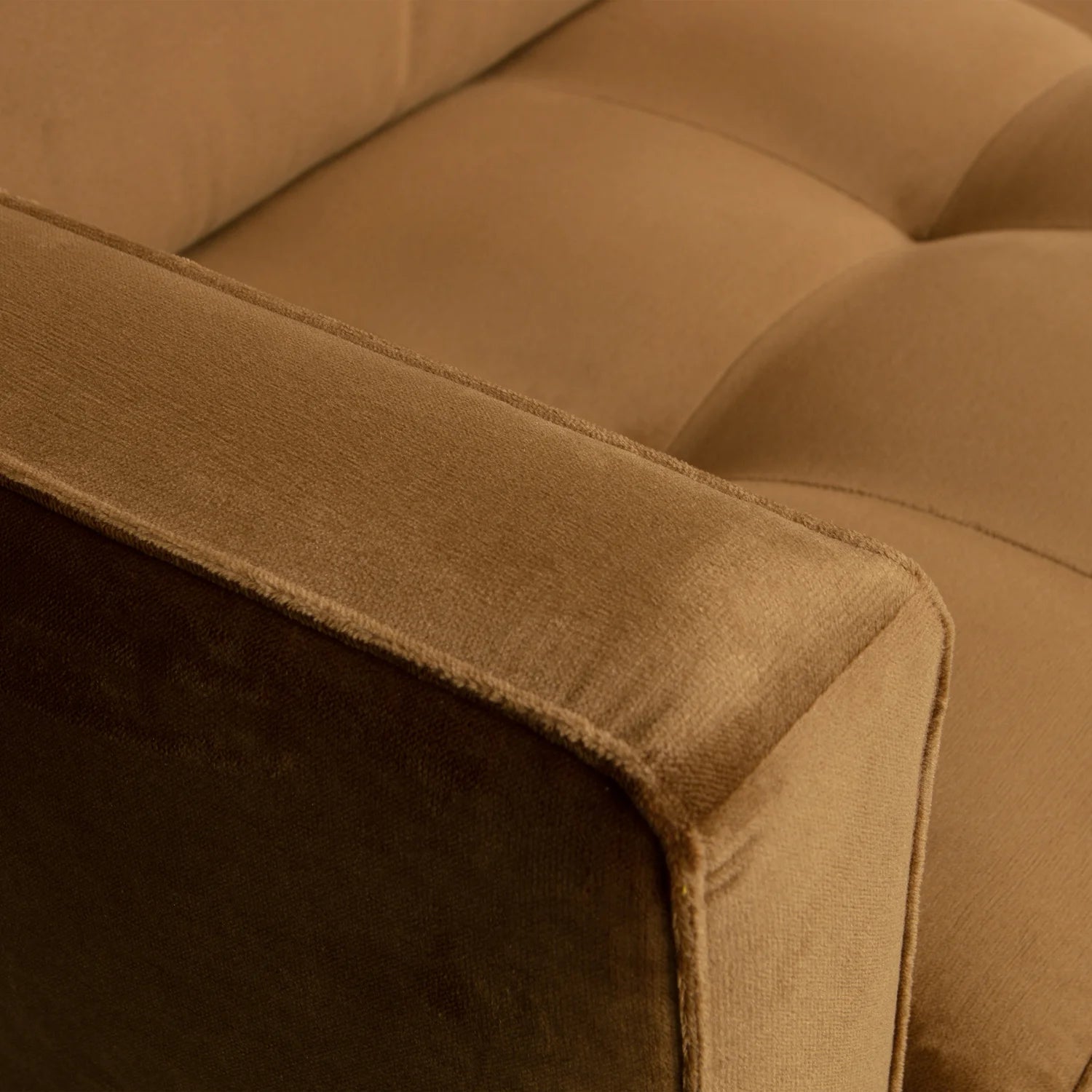 Samtsofa 2,5-Personen Rodeo Classic Honey