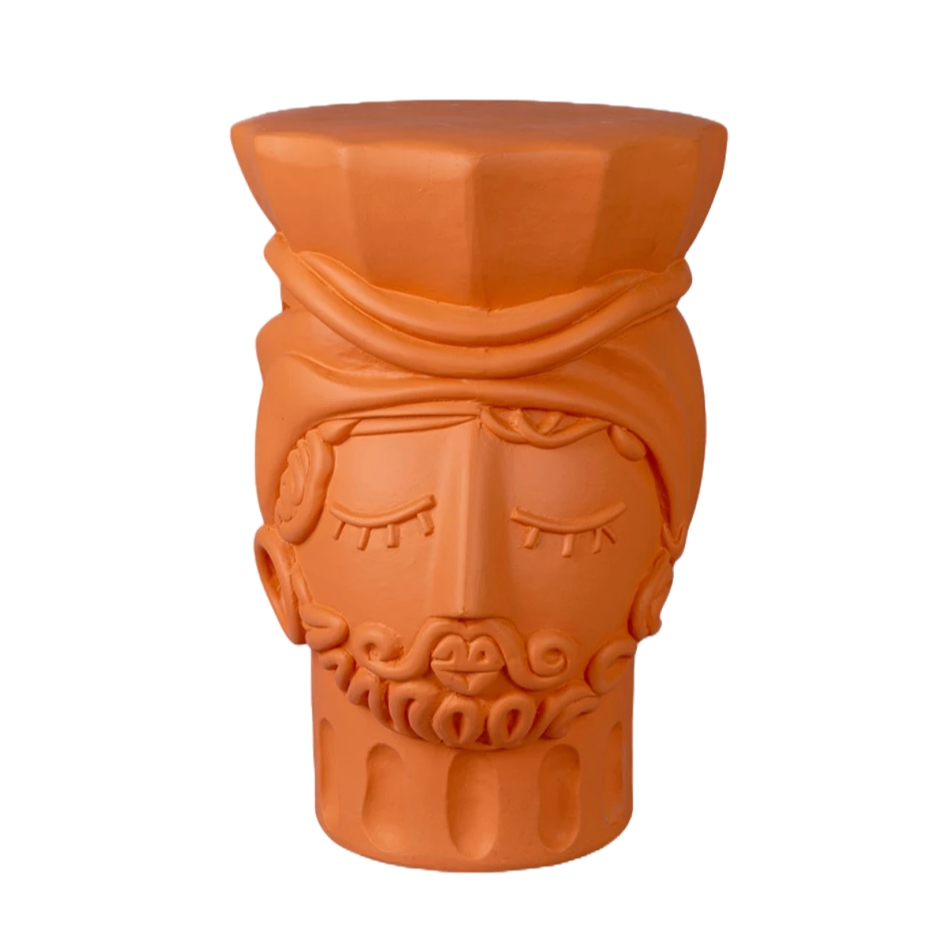 MAGNA GRAECIA Stool - MAN terracotta