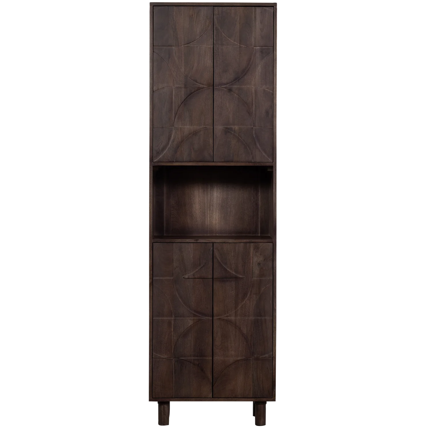 Draw bookcase mango wood