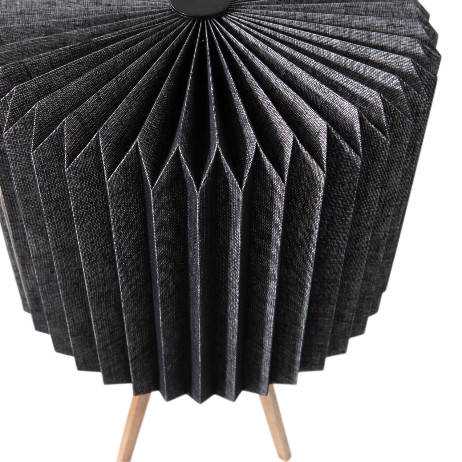 Lampa stołowa BONES czarny papier – styl skandynawski