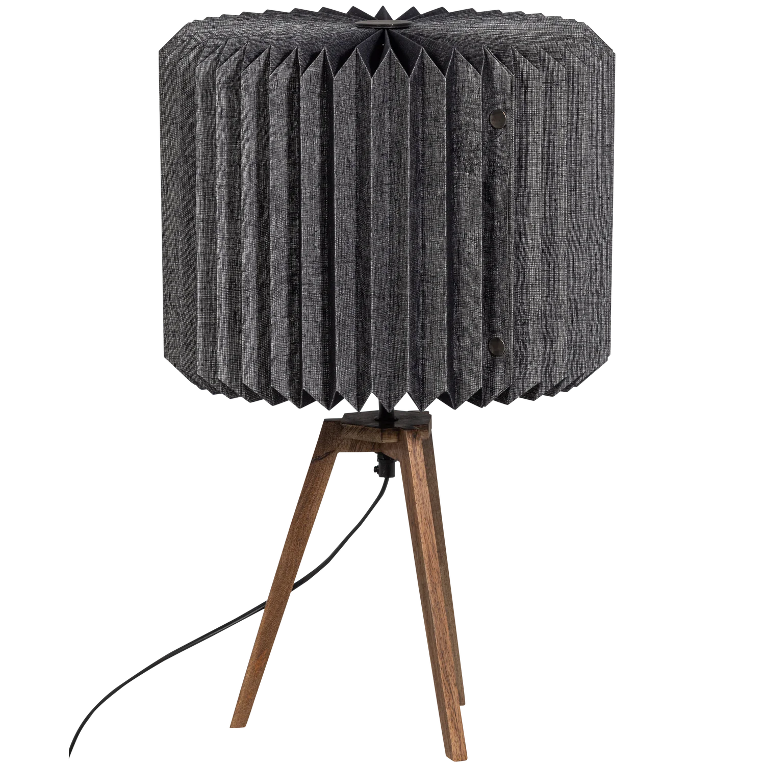 Lampa stołowa BONES czarny papier, marka Woood