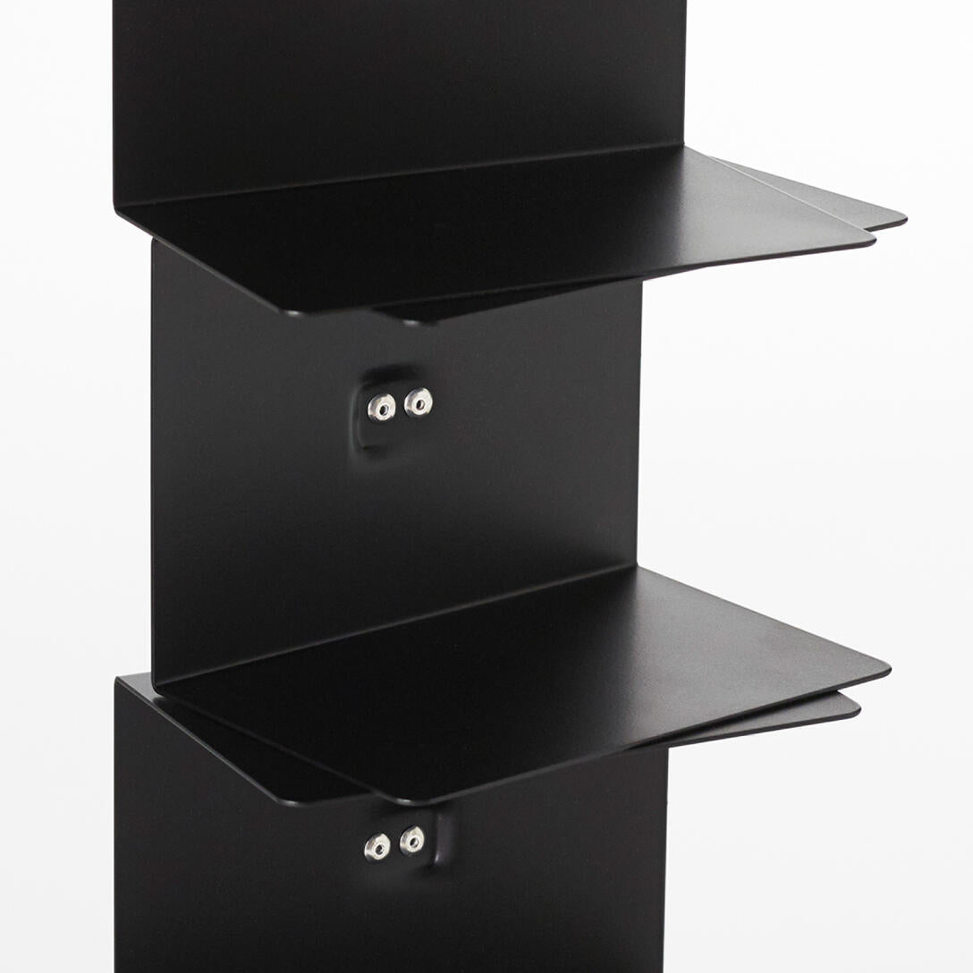 Regale PTOLOMEO ORIGINAL schwarz mit Stahlbasis