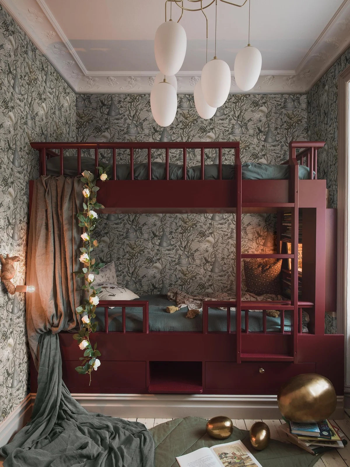 Kinder-Tapete mit Meeresbewohnern UNTERWASSER MAGIE beige