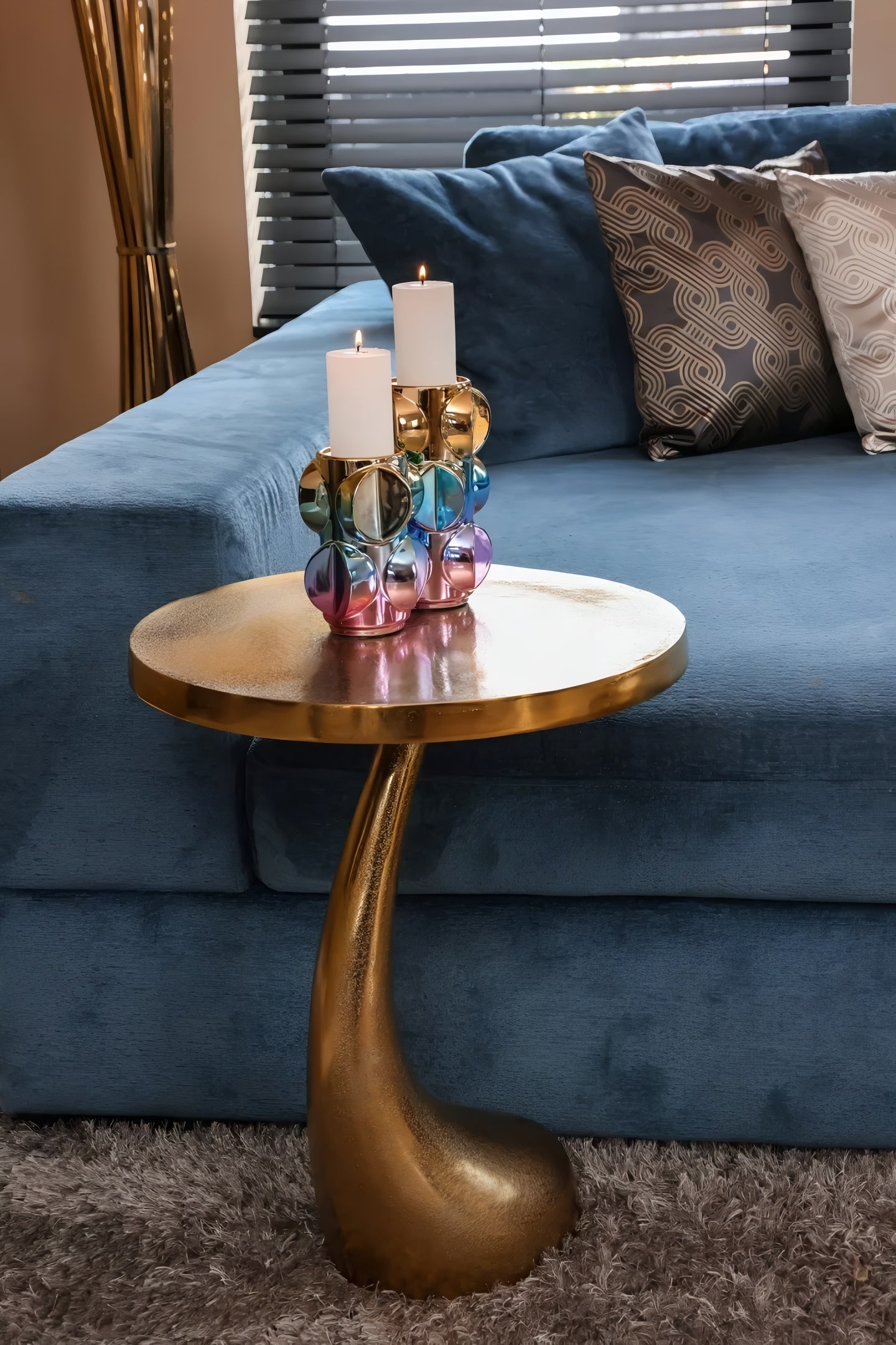 Beistelltisch DOLPHIN goldfarben