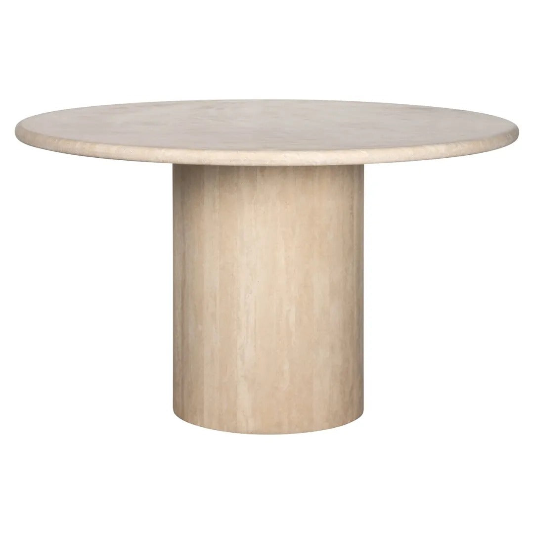 RENAISSANCE round table beige travertine