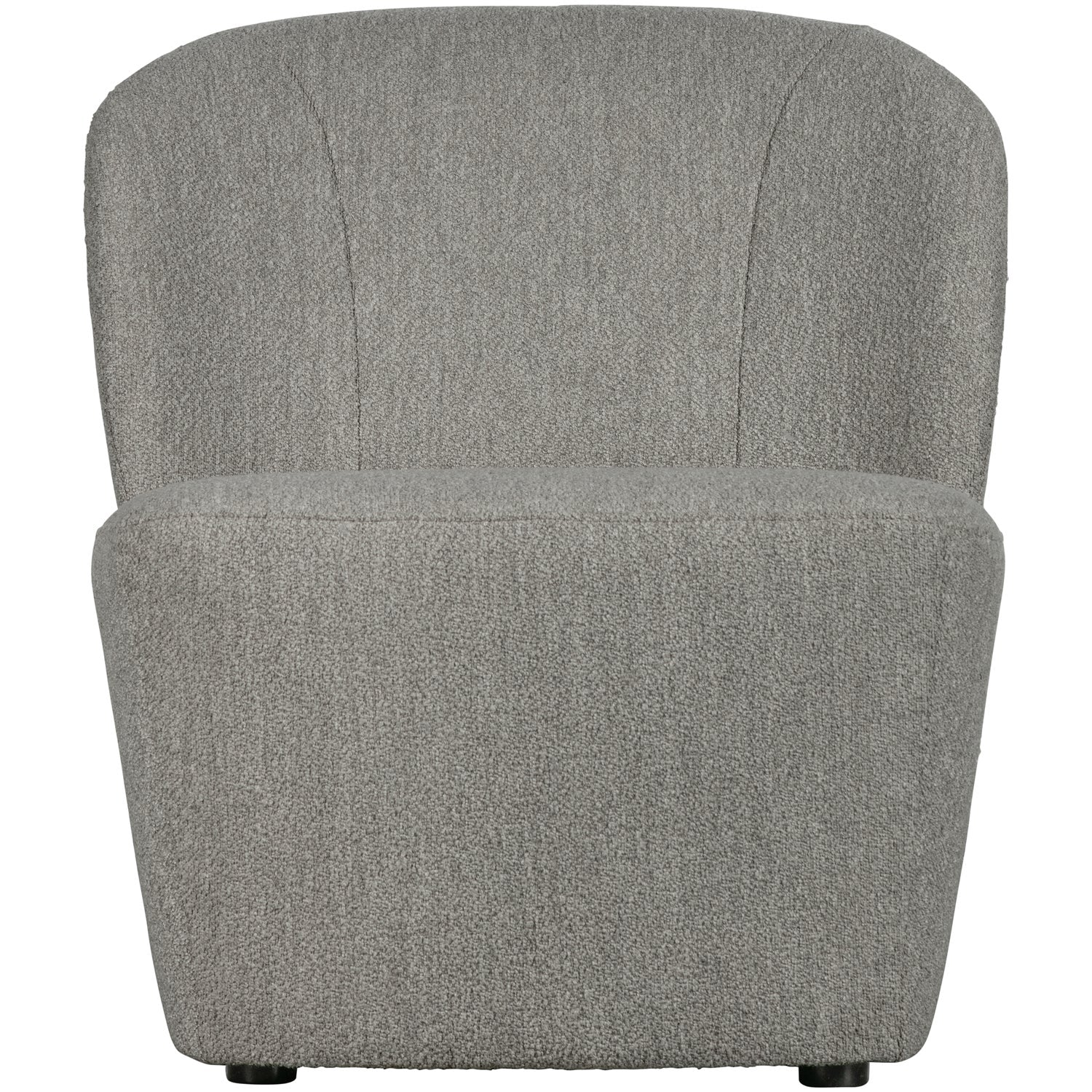 LOFTY Armchair in Gray Bouclé