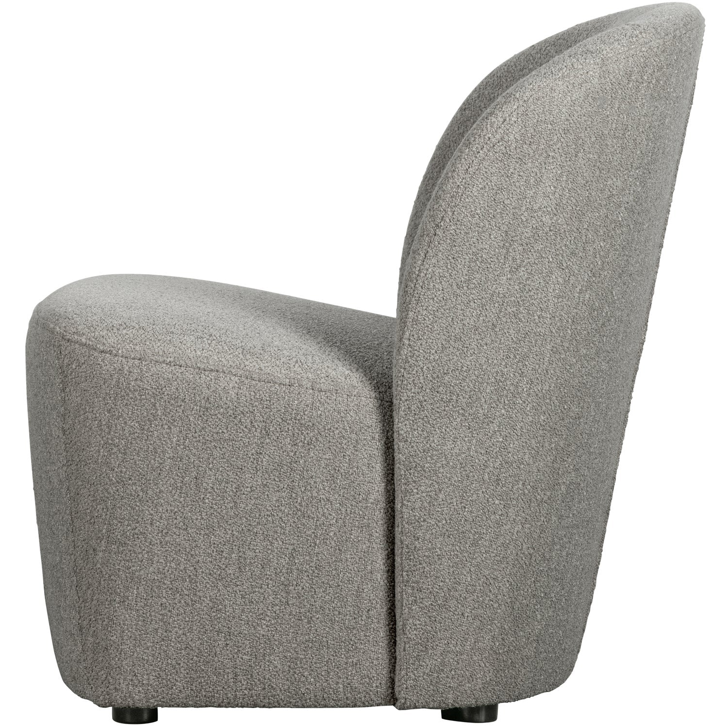 LOFTY Armchair in Gray Bouclé