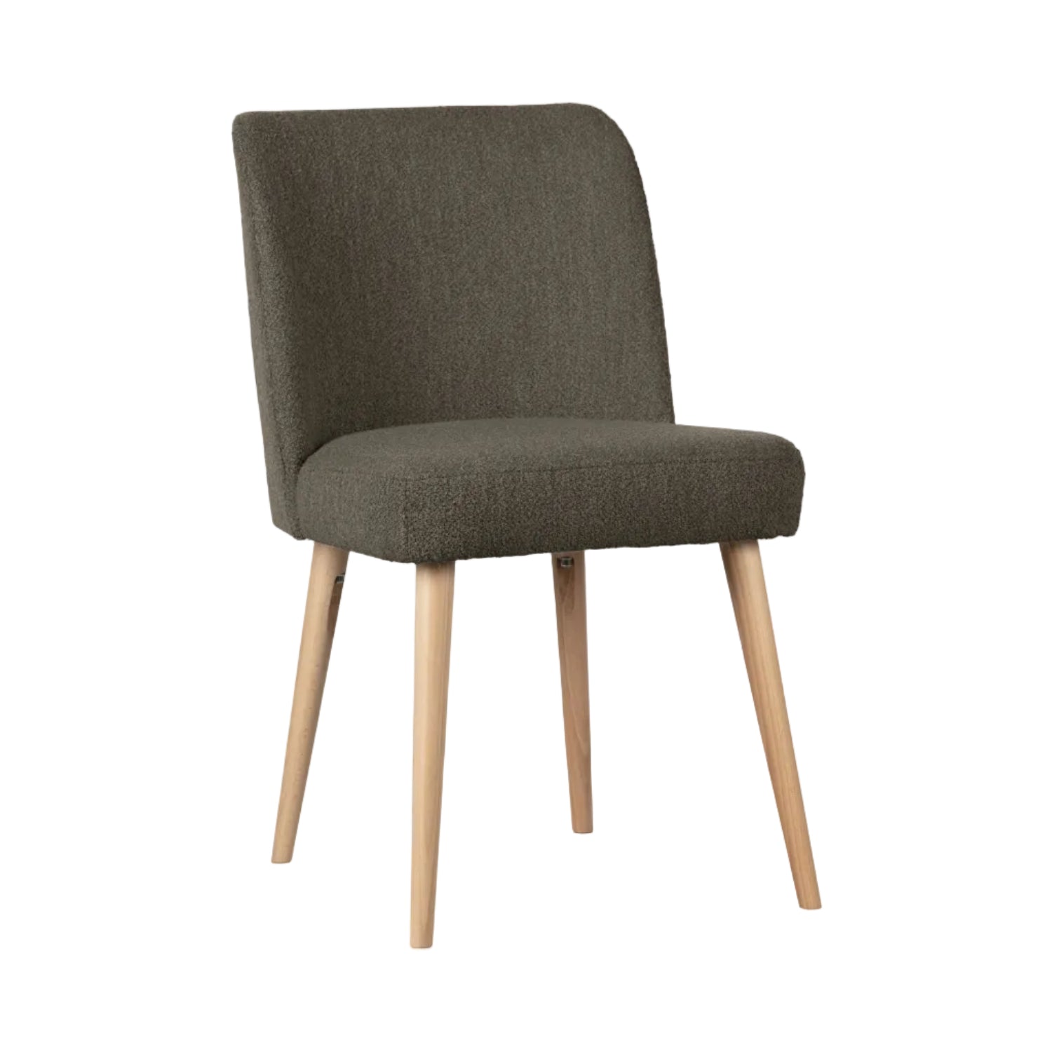 Stuhl FORCE braunes Bouclé