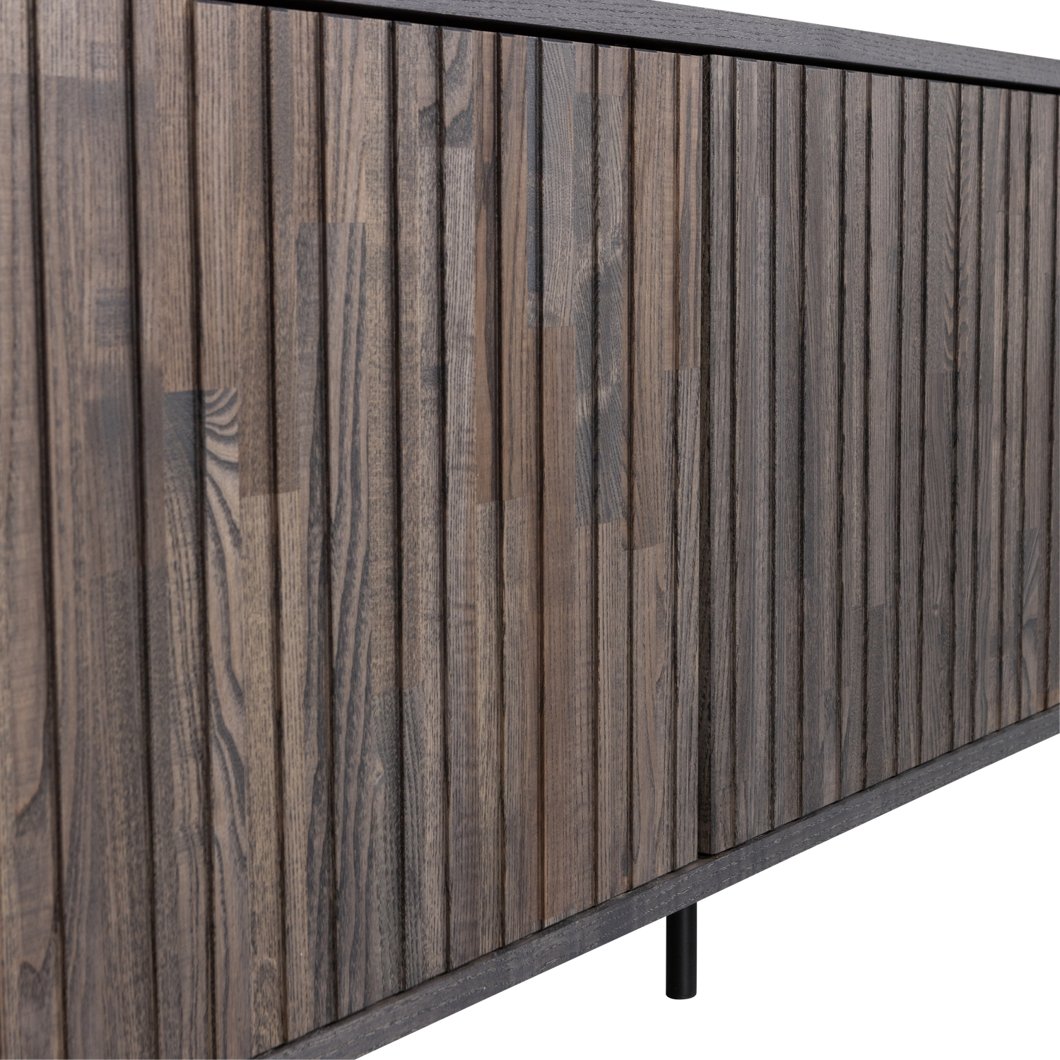 NEW GRAVURE TV Cabinet dark brown ash veneer