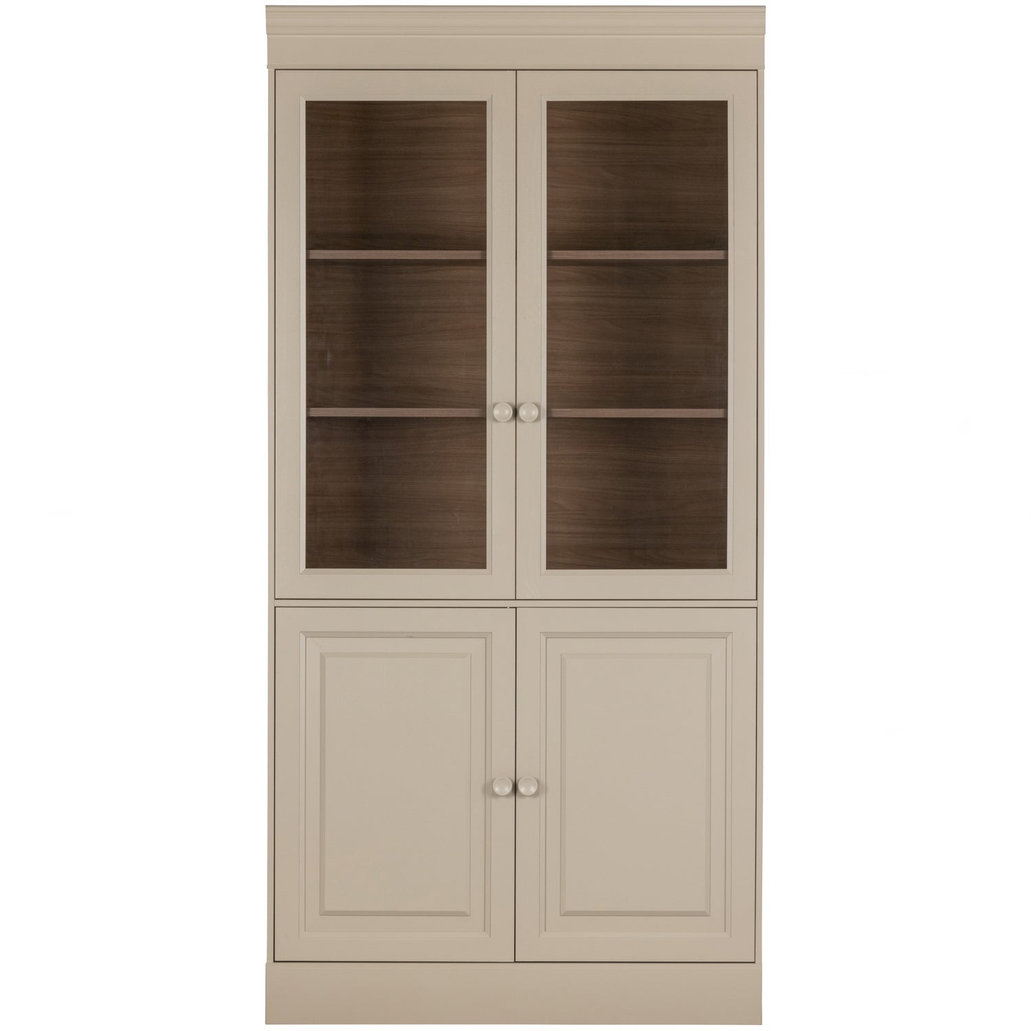 Witryne CHOW grau-beige