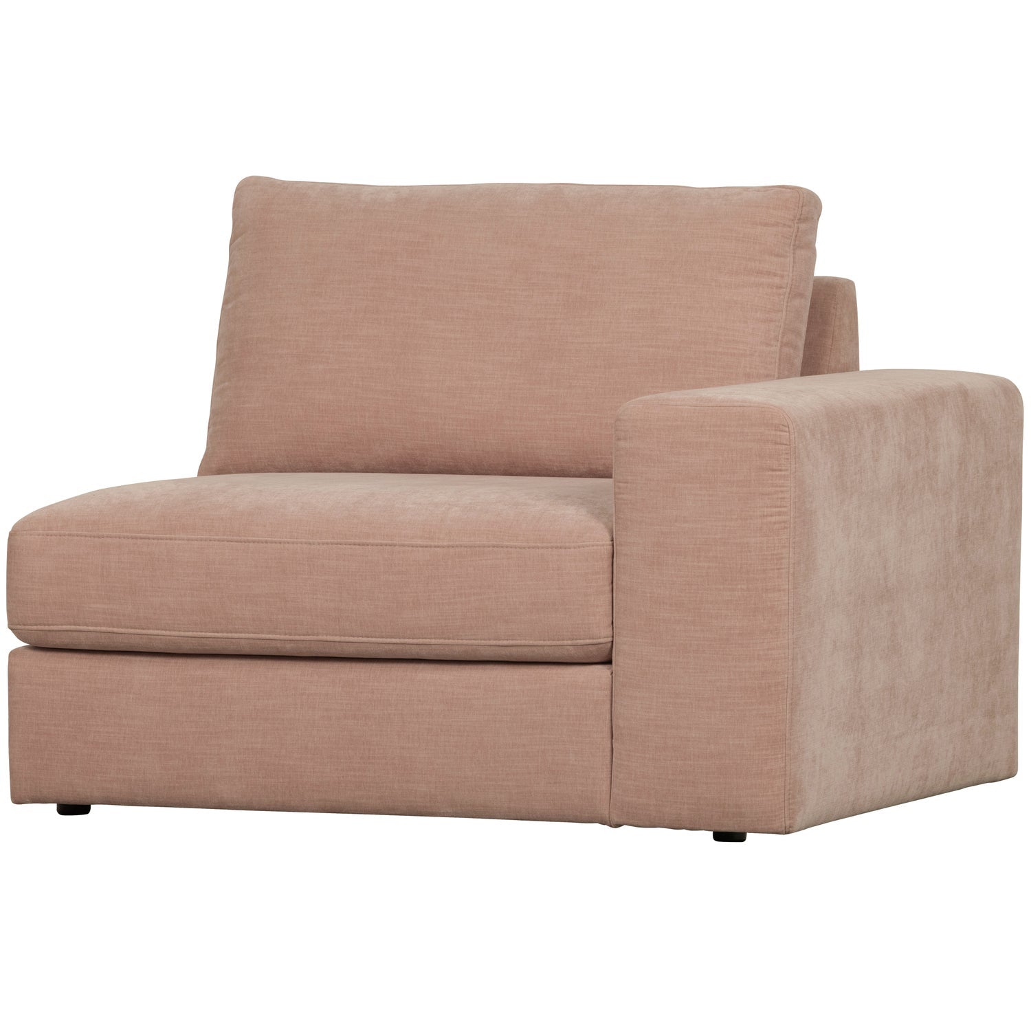 Sofa FAMILY - Endmodul rechtsseitig rosa