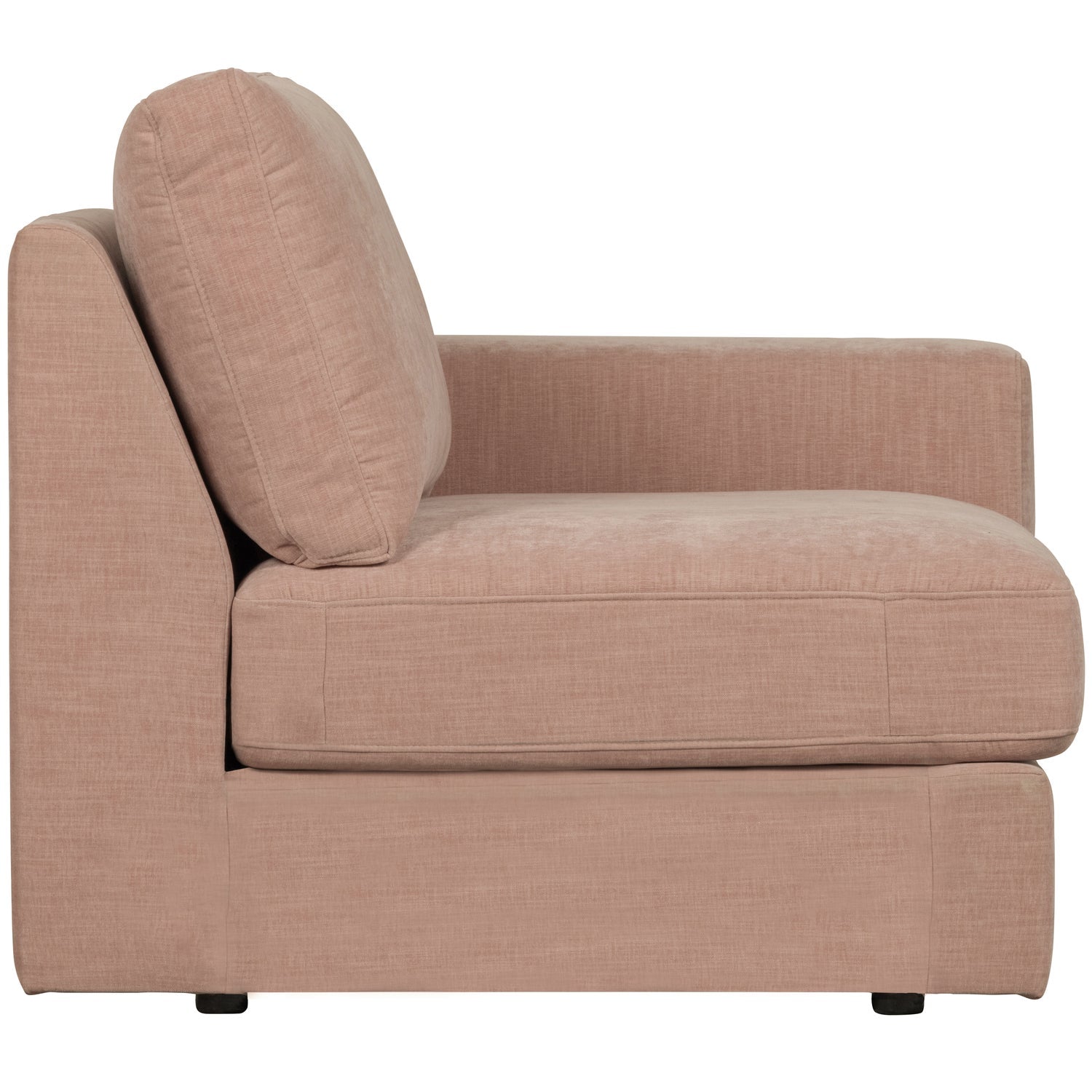 Sofa FAMILY - Endmodul rechtsseitig rosa