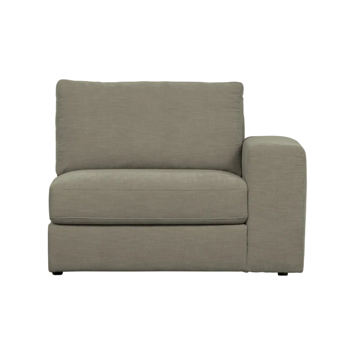 Sofa FAMILY - Endmodul rechts warmes Grau