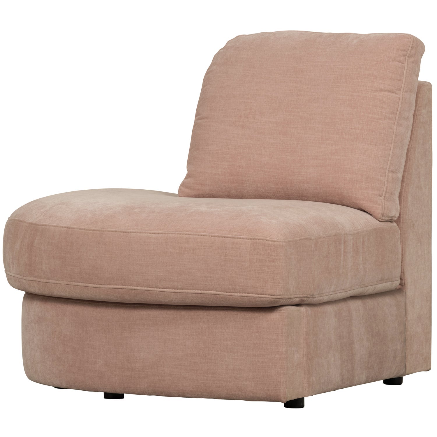 Sofa FAMILY - offenes Modul linksseitig rosa
