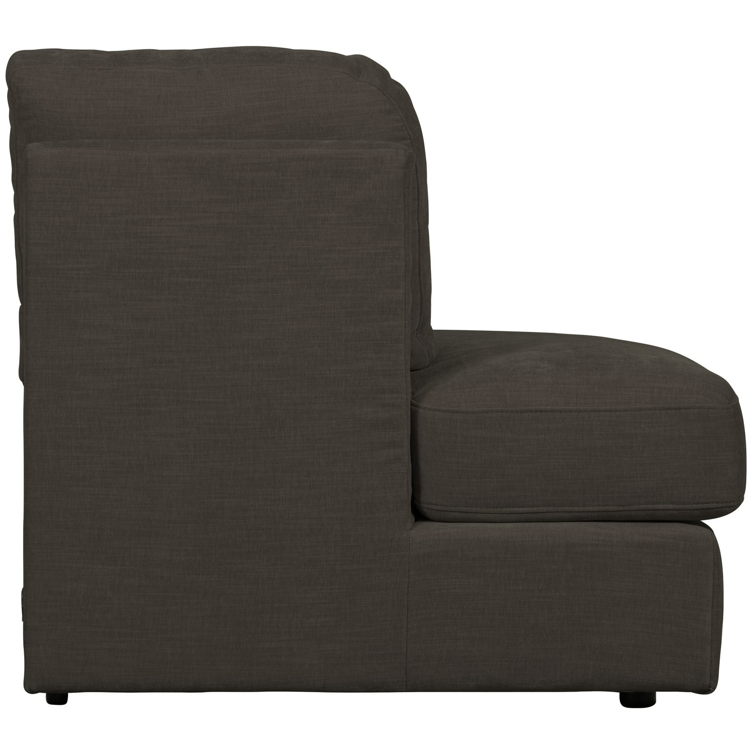 Sofa FAMILY - open left-side module in anthracite
