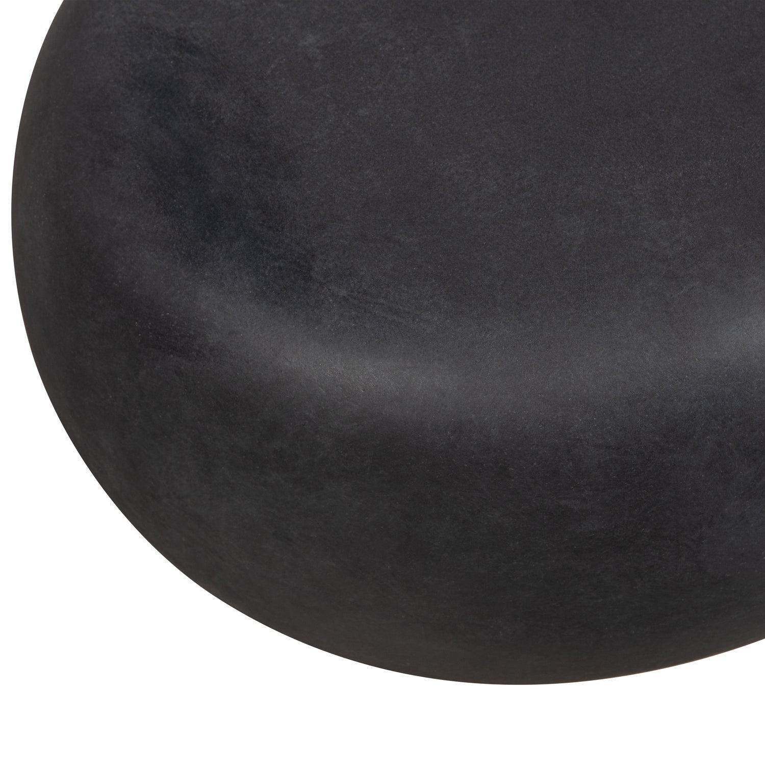 Schwarzer PEBBLE Außentisch