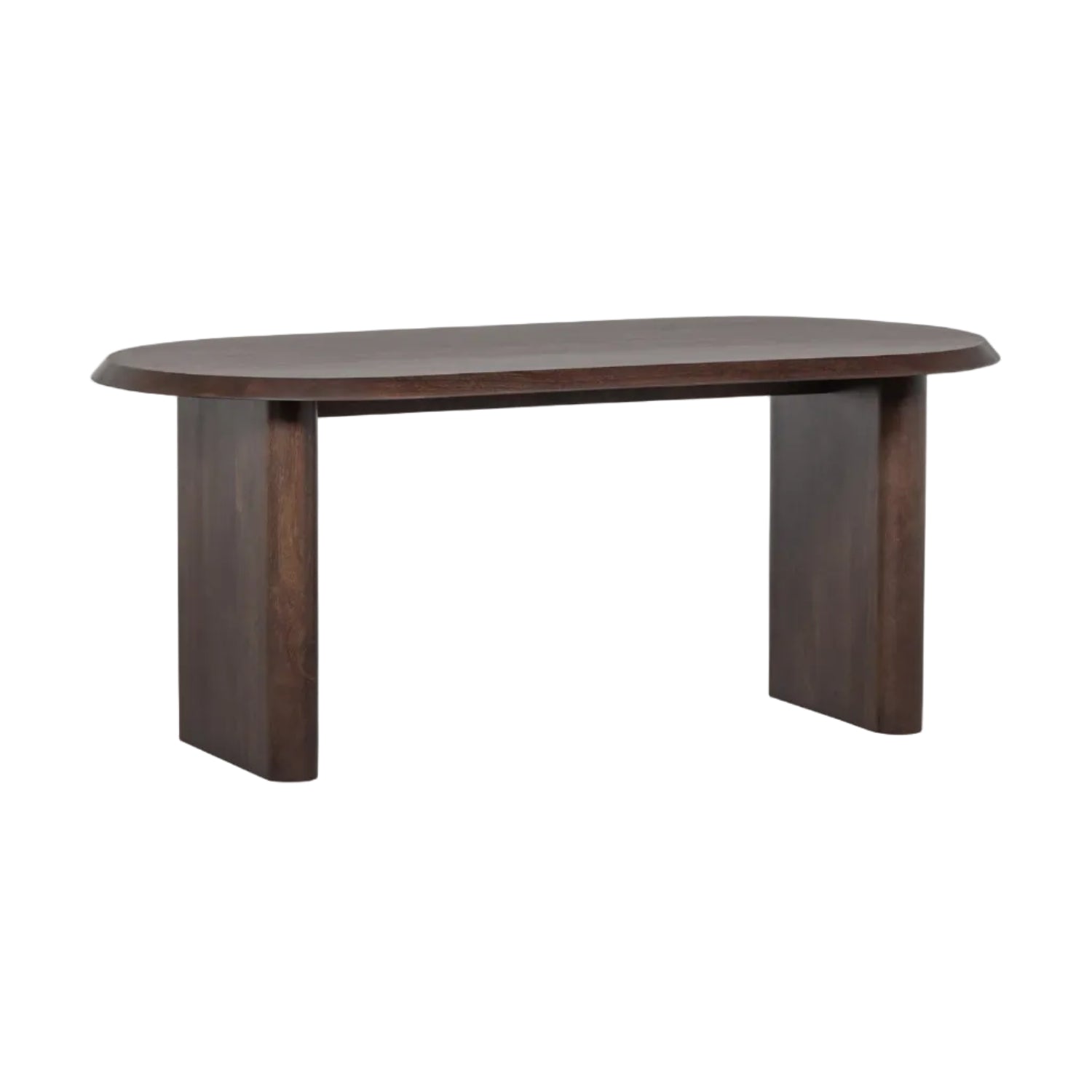 Ovaler Tisch ELLIPS aus Mangoholz