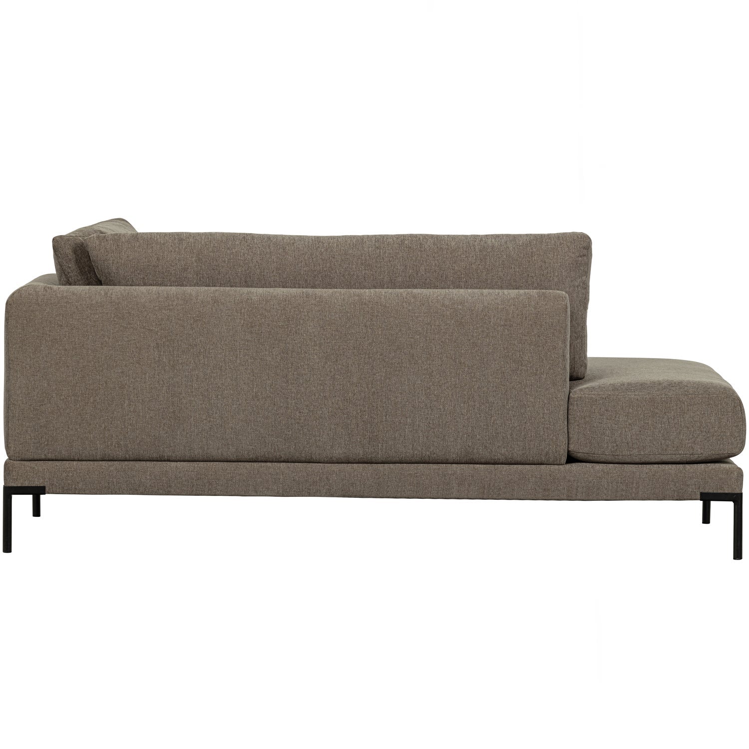 Szezlong rechts COUPLE taupe