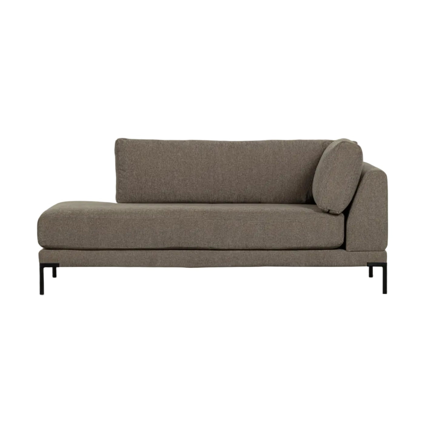 Szezlong rechts COUPLE taupe