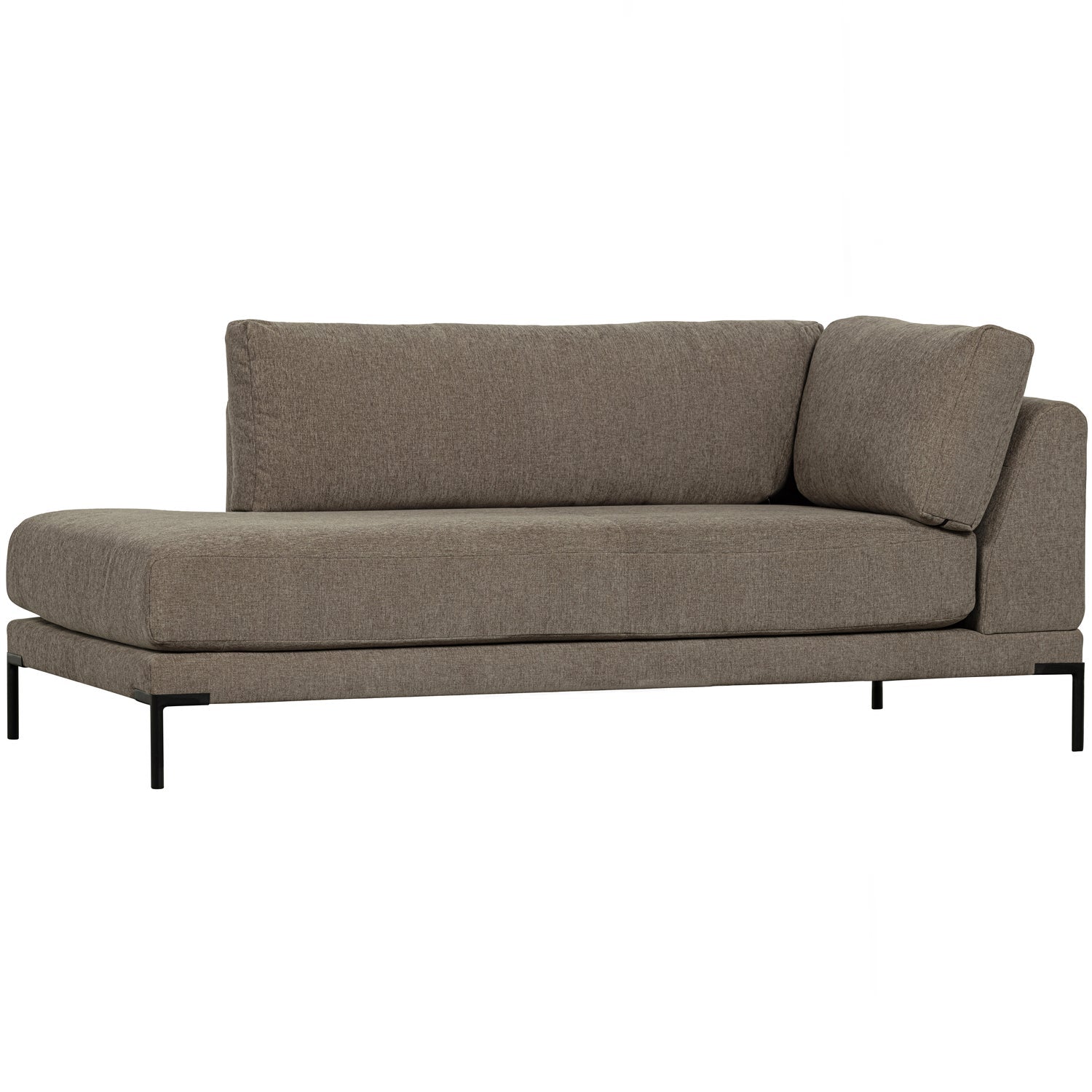 Szezlong rechts COUPLE taupe