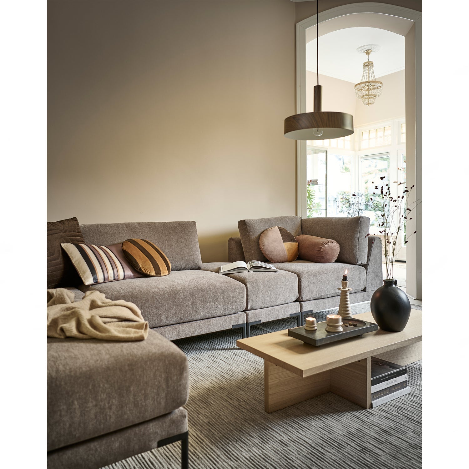 Couple Sofa - Corner Module Taupe