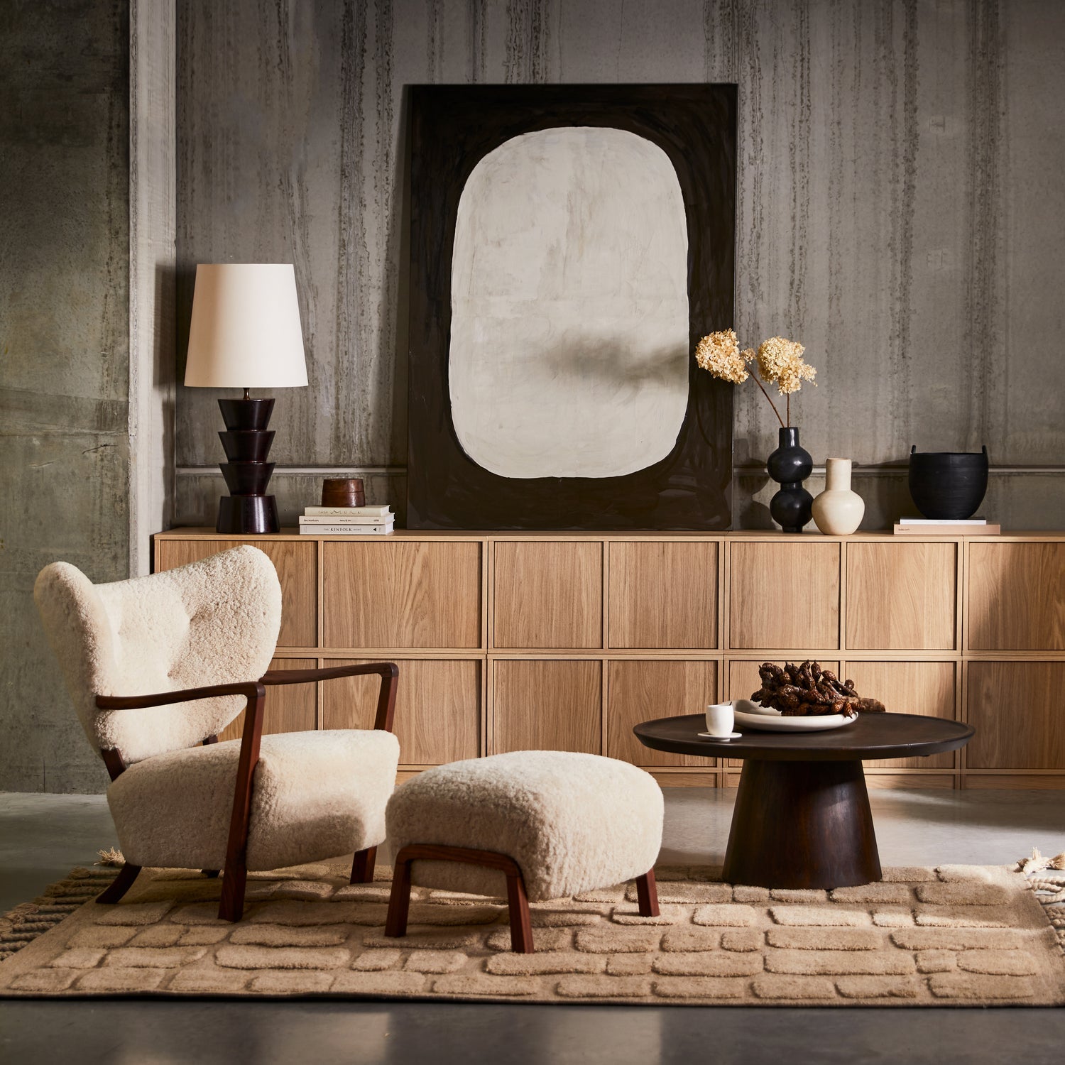 MODULAIR Double Cabinet Oak Veneer