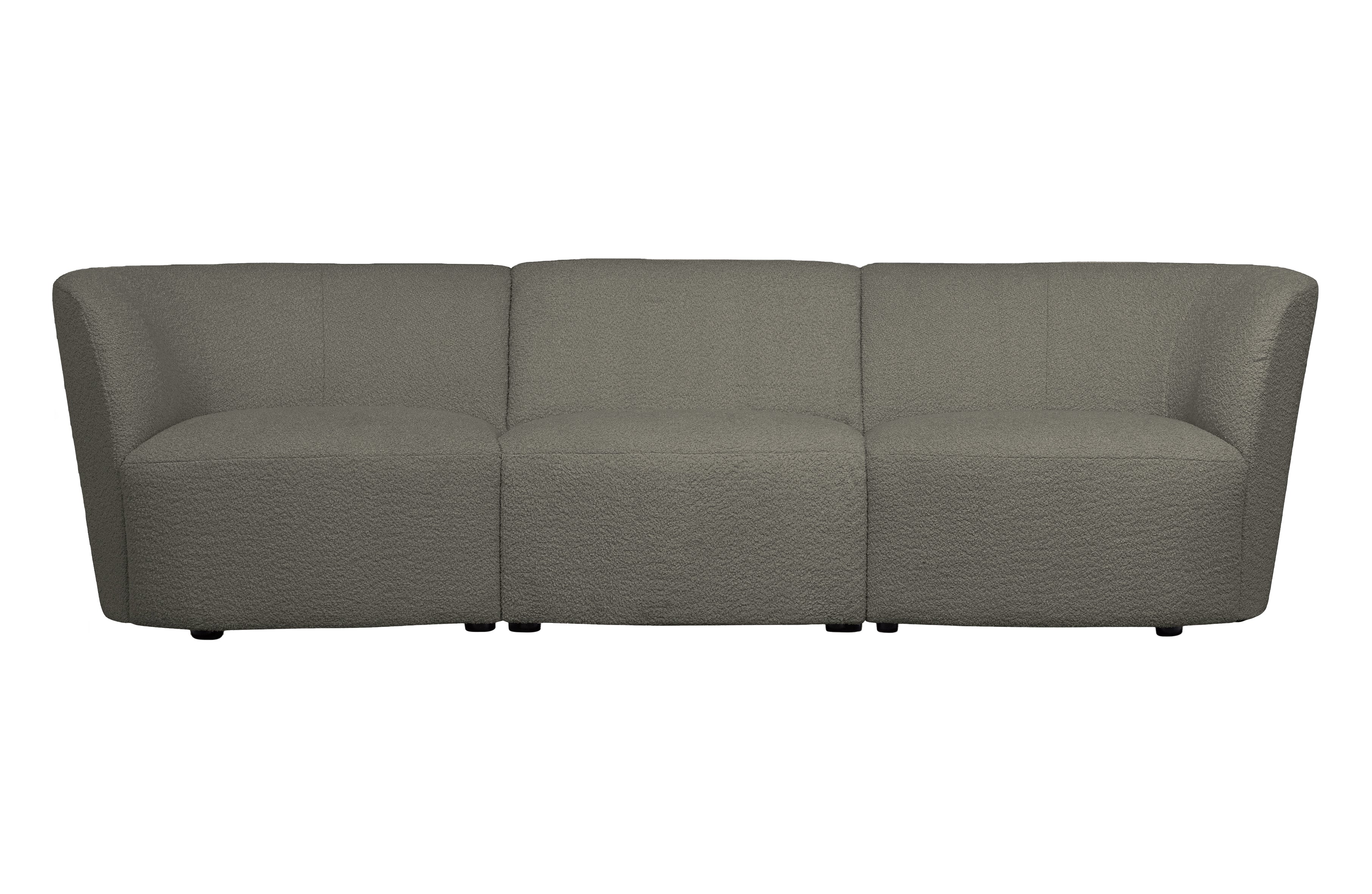 COCO modular sofa - warm green boucle element
