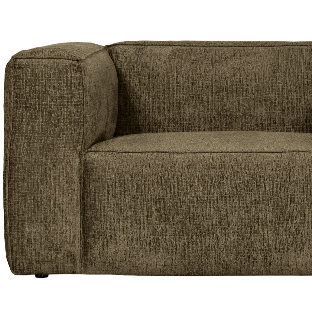 Dark green bean armchair