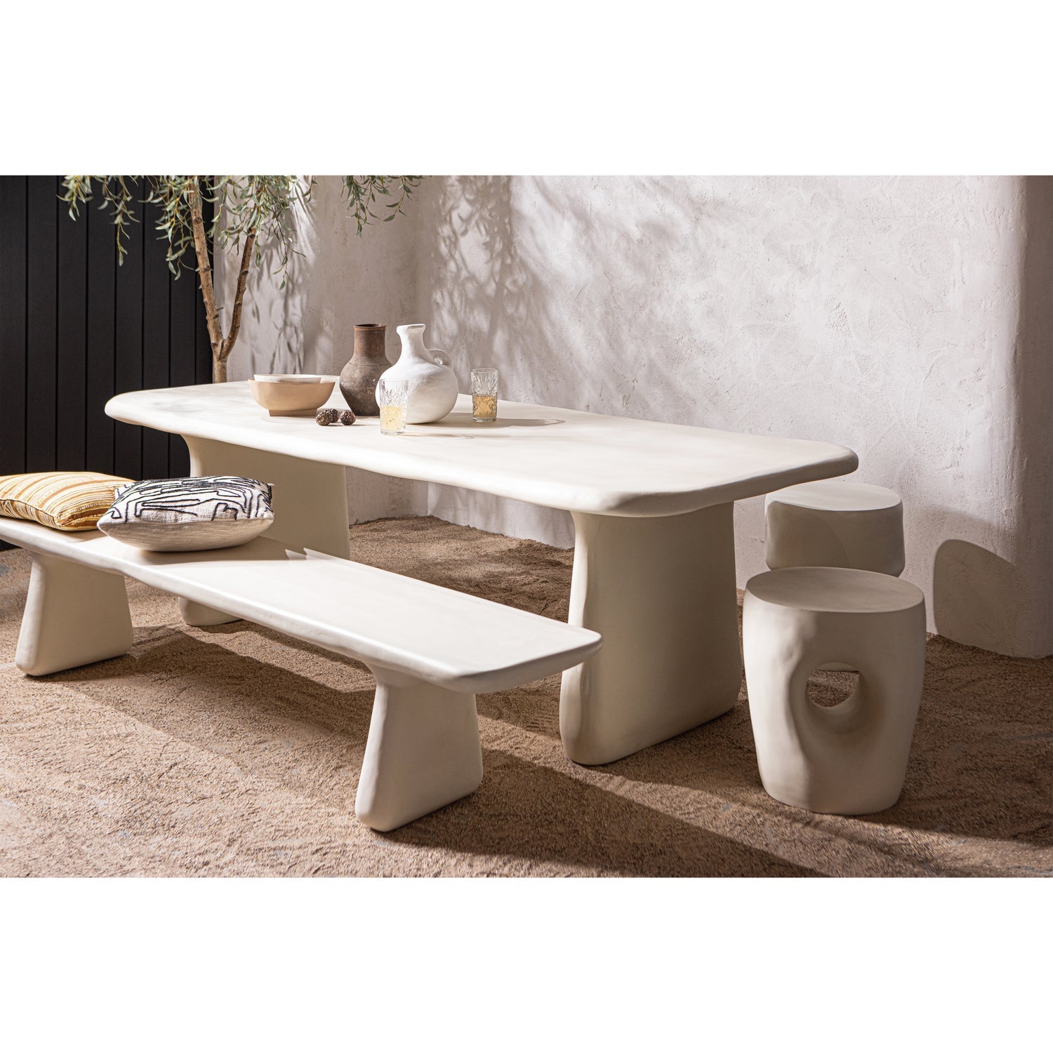 Gartentisch NIVO cremefarben