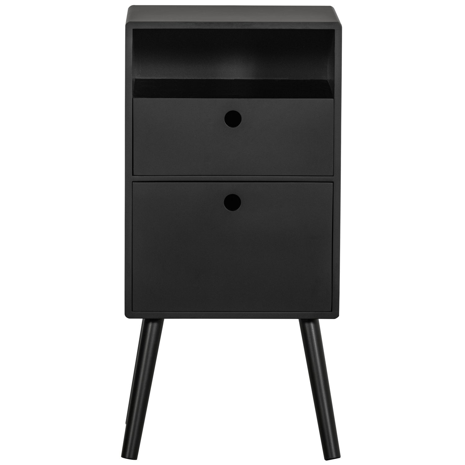 Hochnachtschrank schwarzer Ozzy