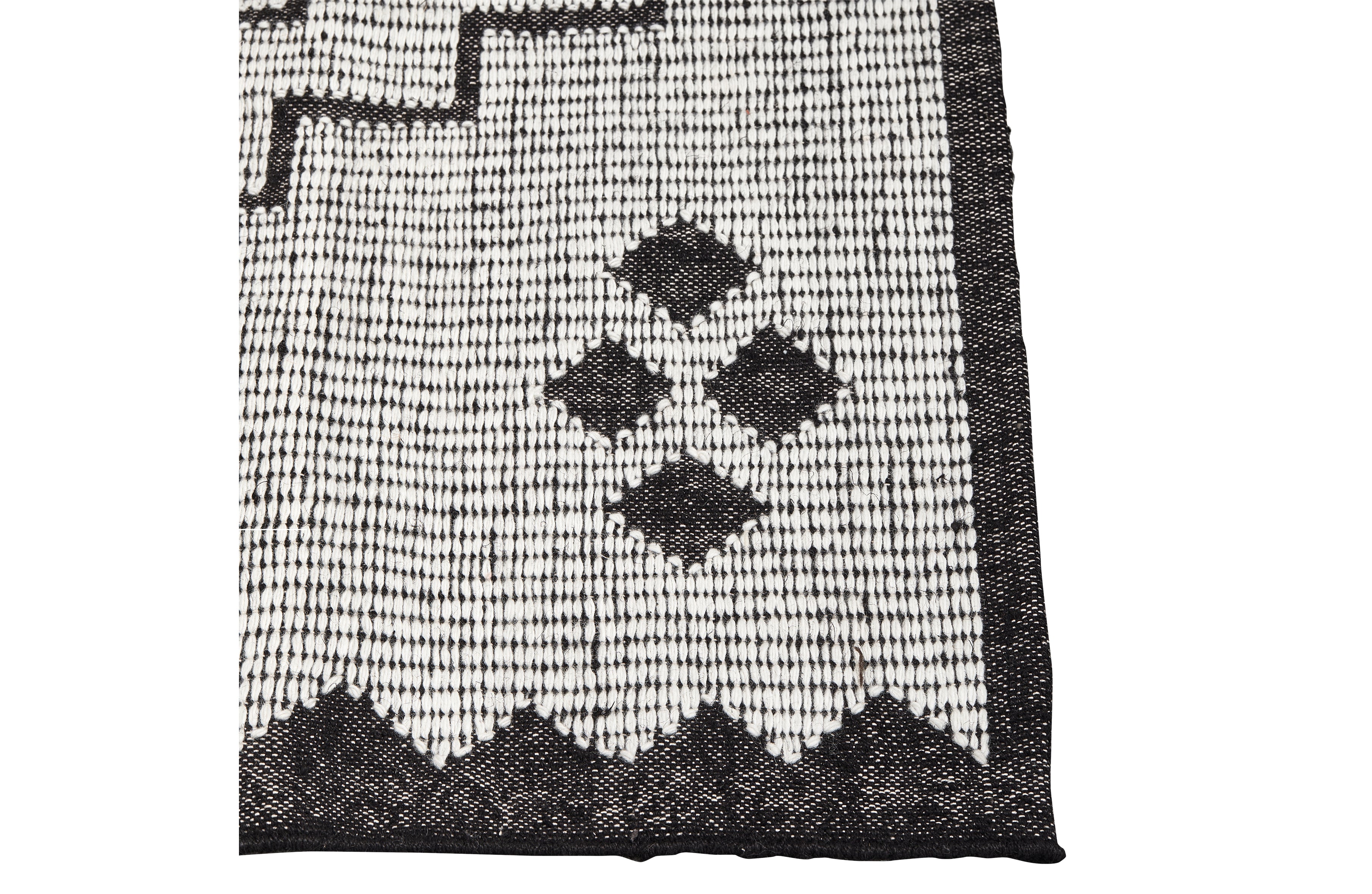 Omari gray-black rug