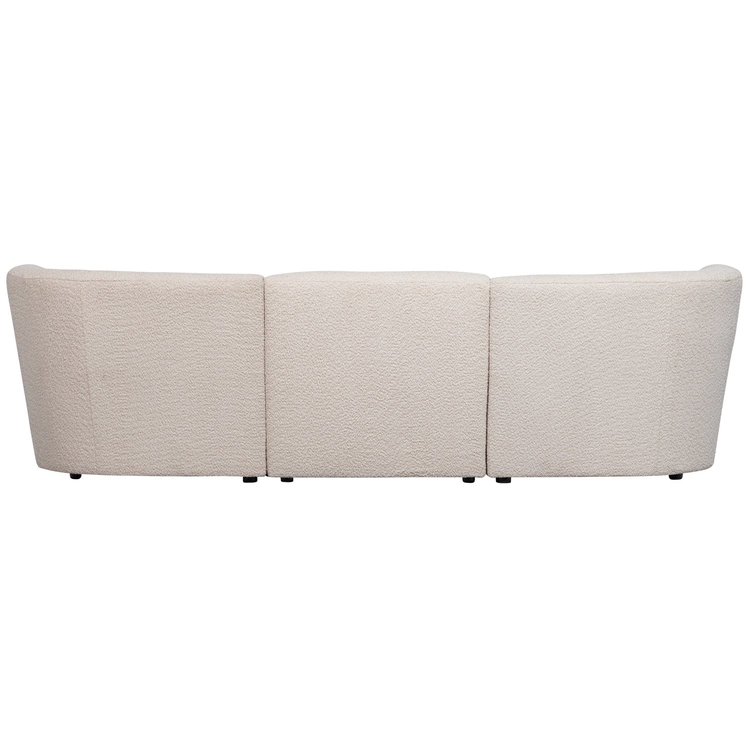 Sofa 3-osobowa COCO kremowy bouclé – Woood