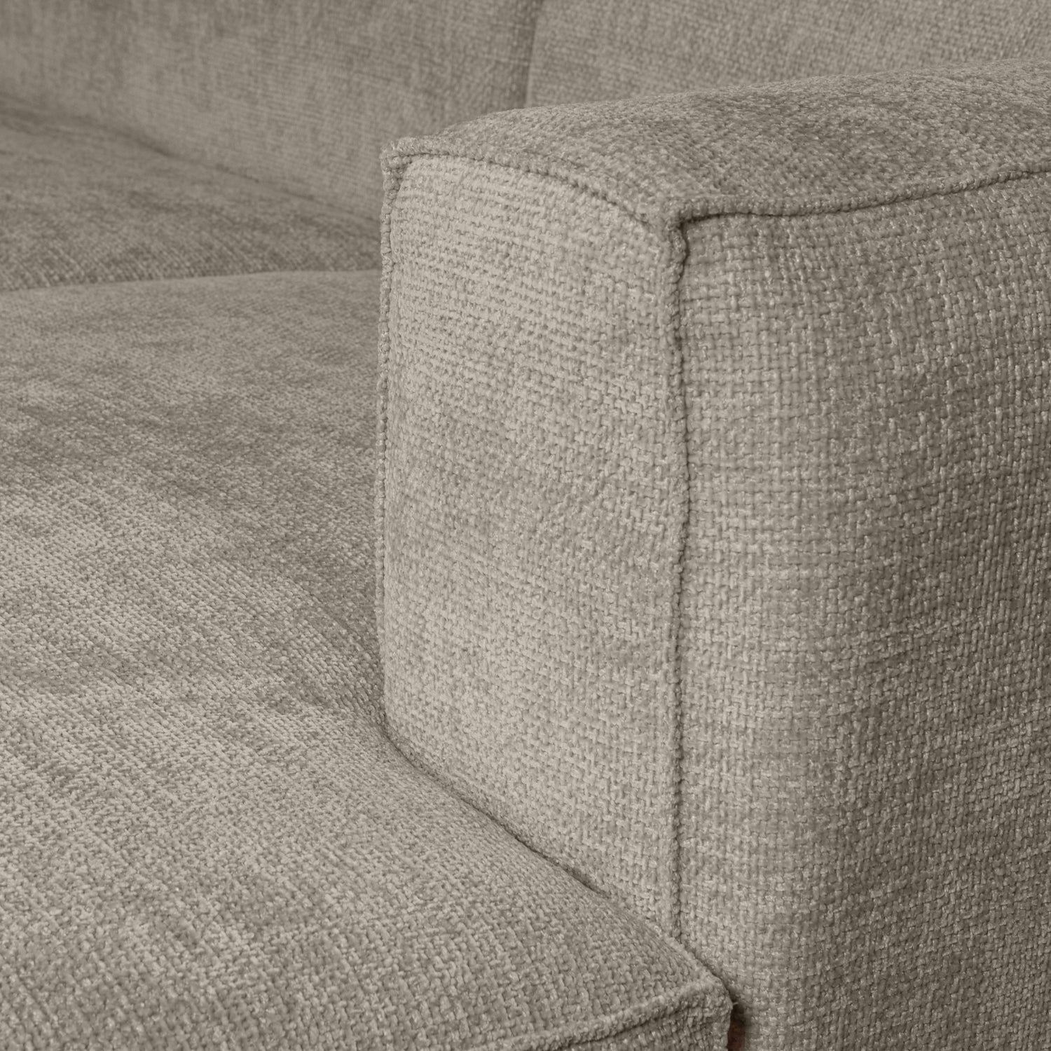 Right -sided corner Bean Beige Melange