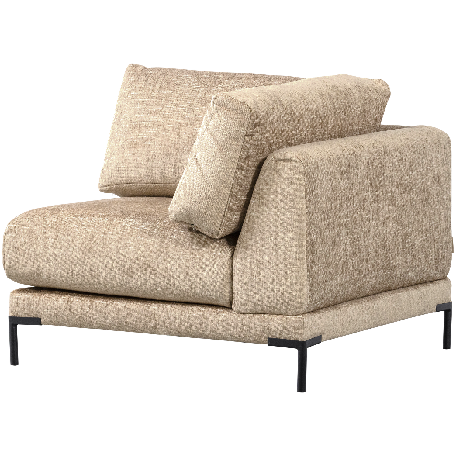 Sofa COUPLE - Eckmodul beige Melange