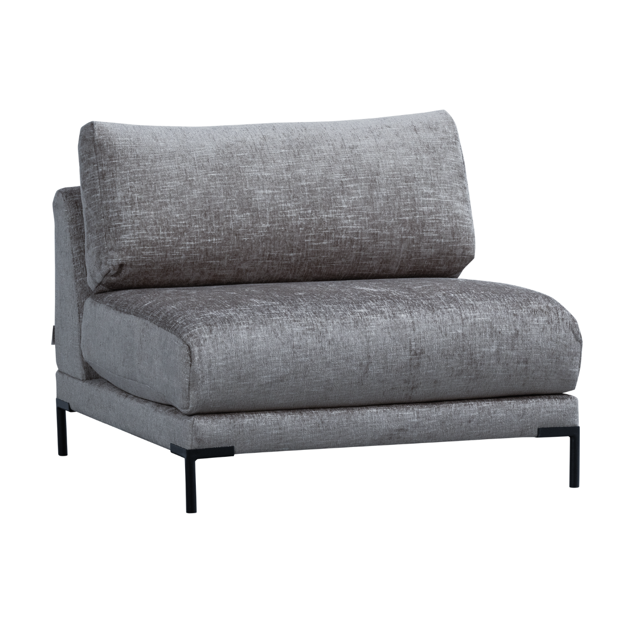Sessel / Modul COUPLE Jeans-Melange