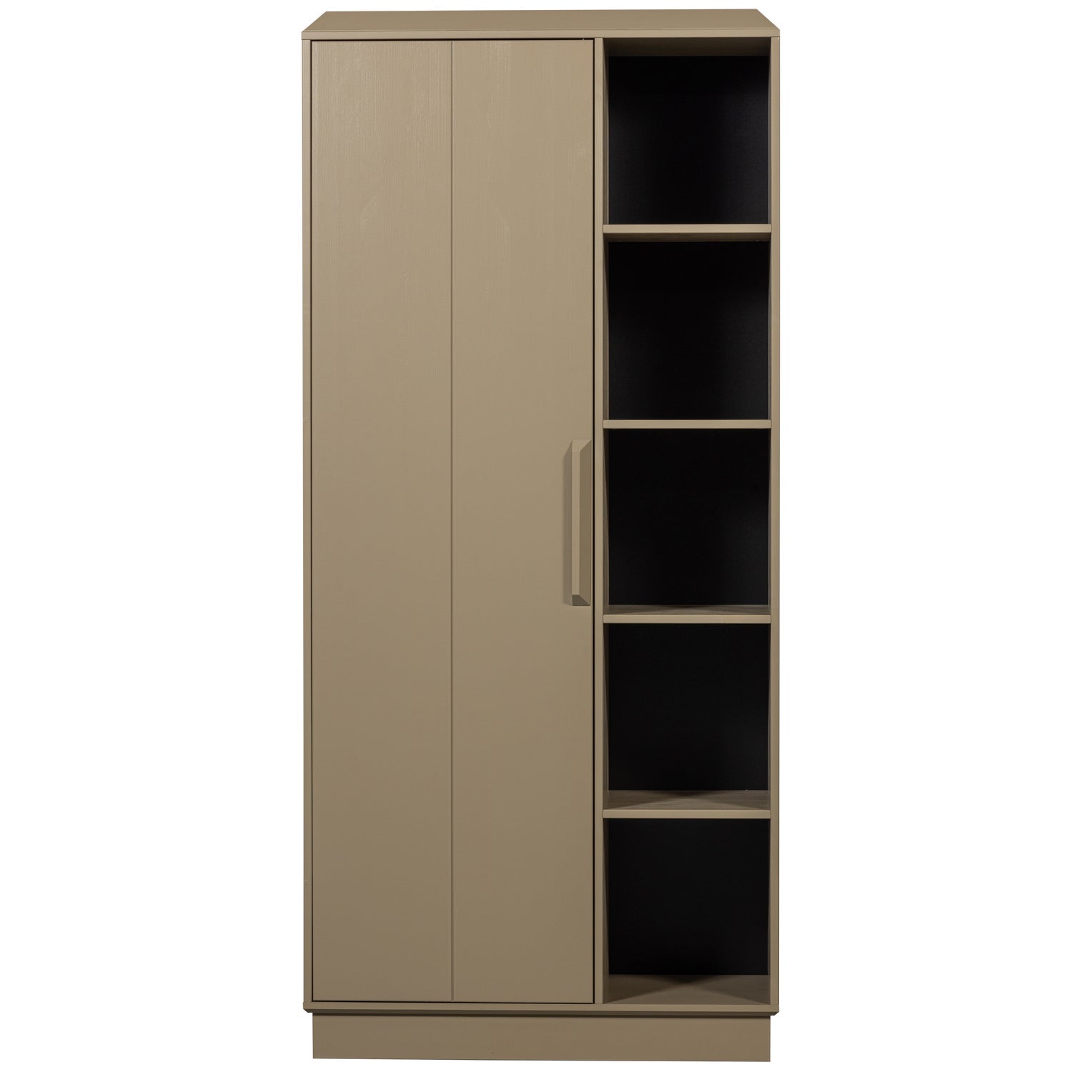 Kleiderschrank mit niedrigen Lowen -Regalen