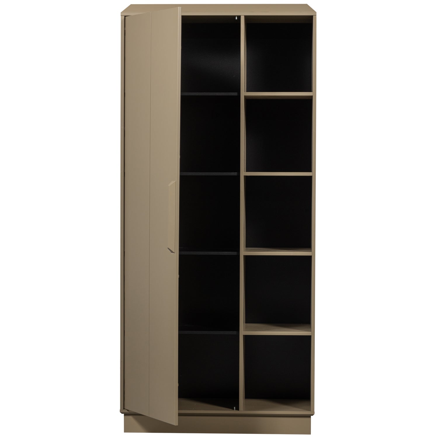 Kleiderschrank mit niedrigen Lowen -Regalen