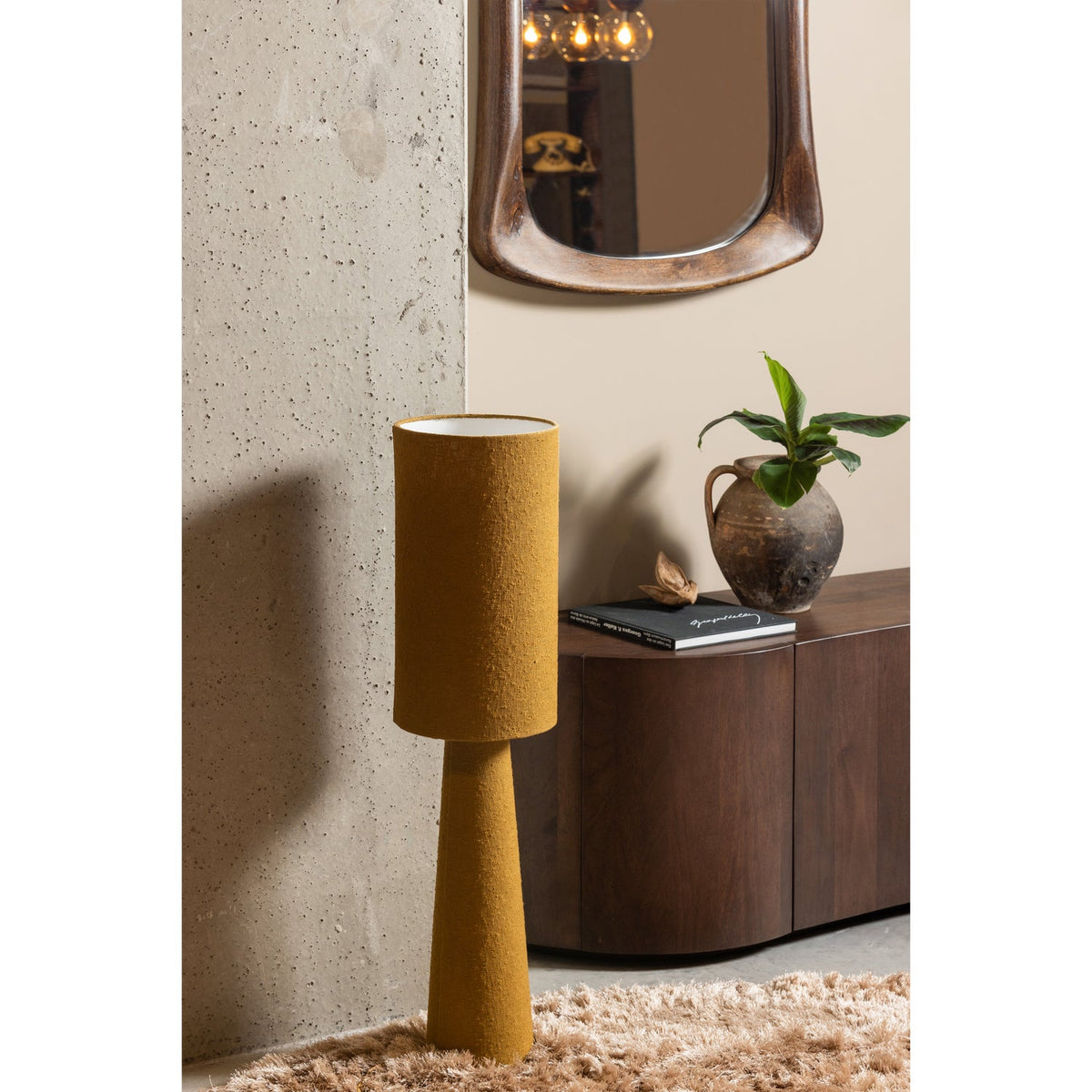 Tischlampe LOFT senfgelb