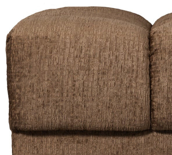 Pouf ZWEITES DATE - MESSING samtig